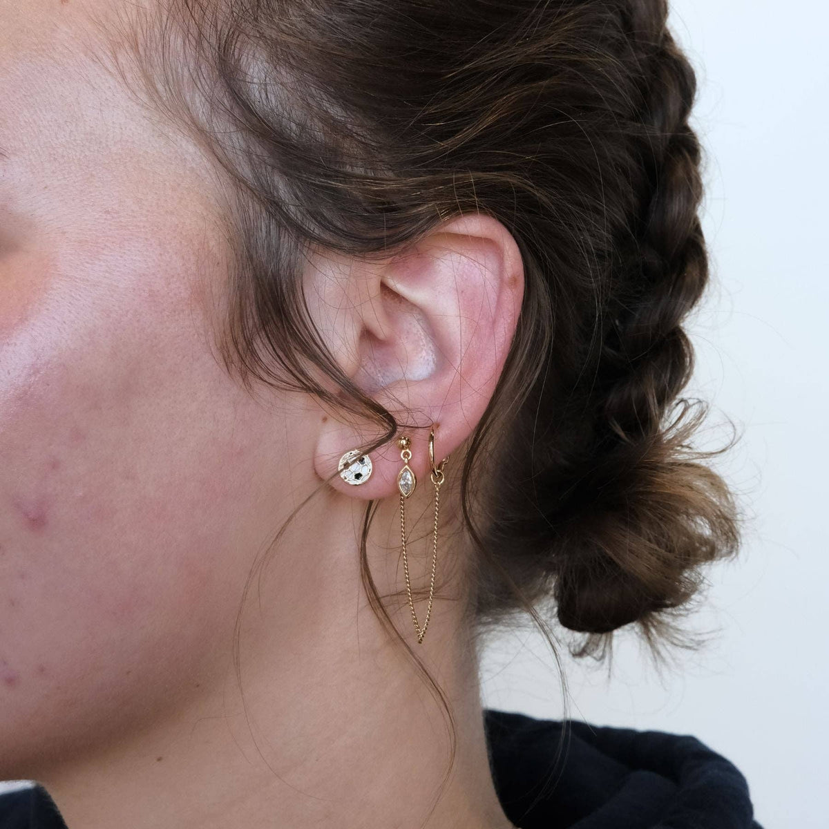 Soccer Ball Stud Earrings