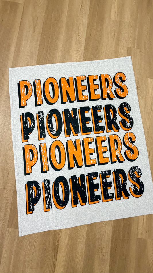 Pioneers Sweatshirt Throw Blanket