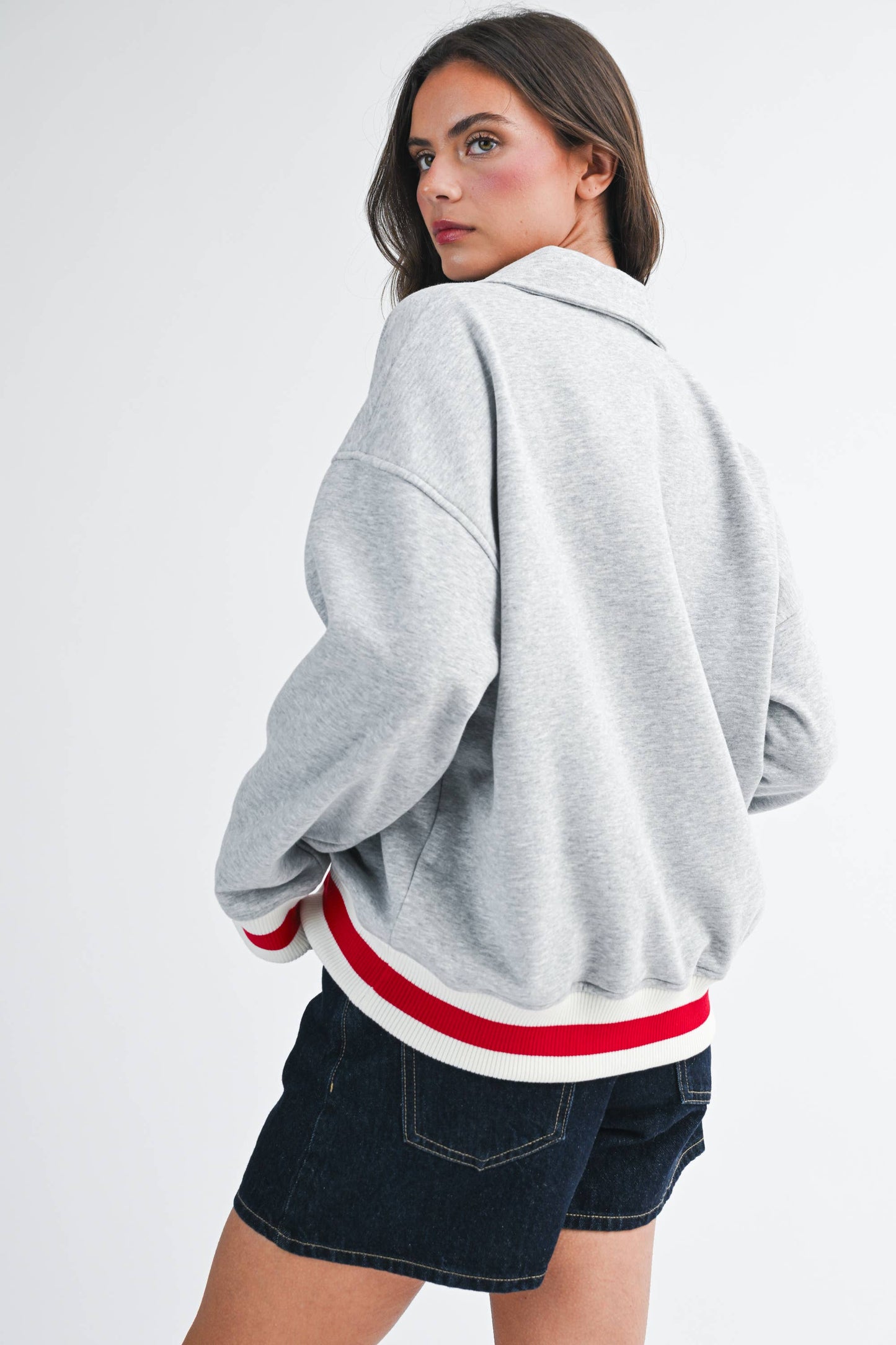 USA Half Zip Sweatshirt