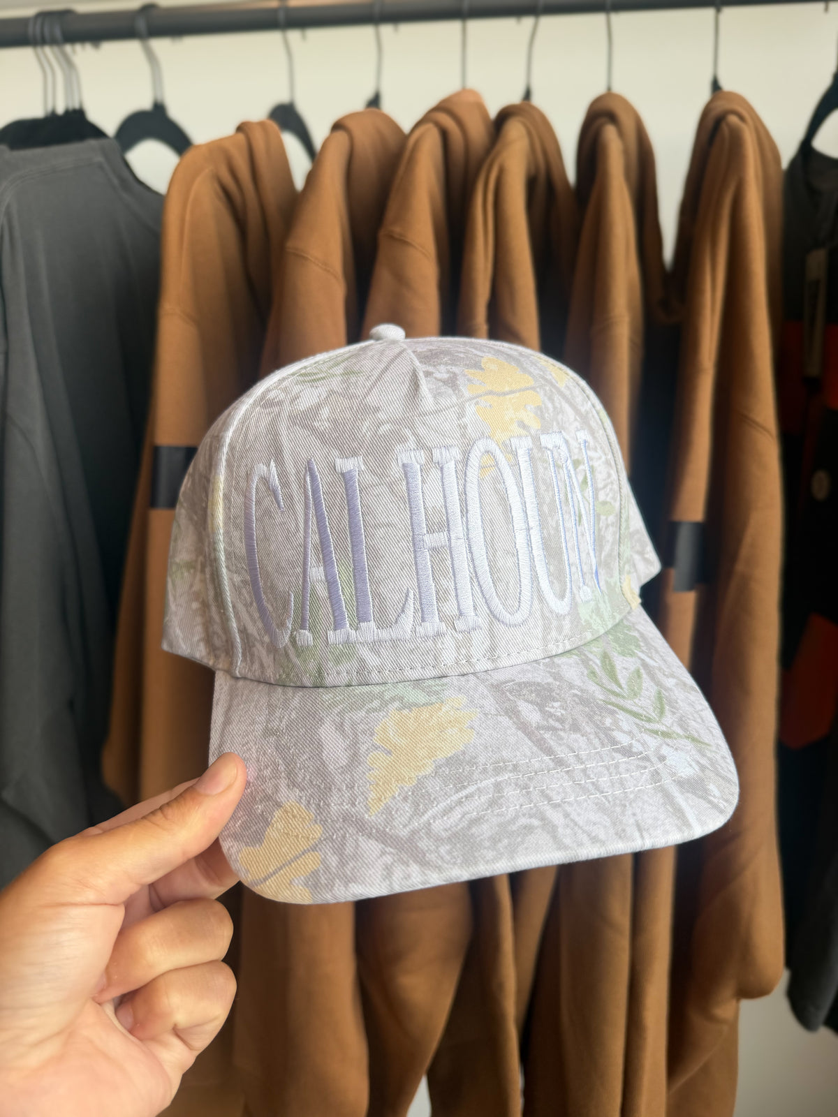 Calhoun White Camo Trucker Hat