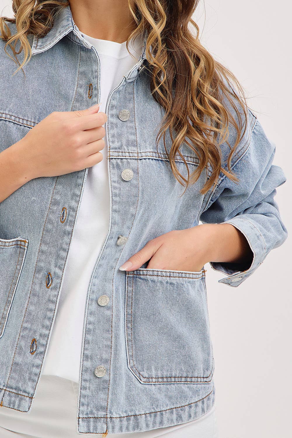 Light Wash Denim Jacket