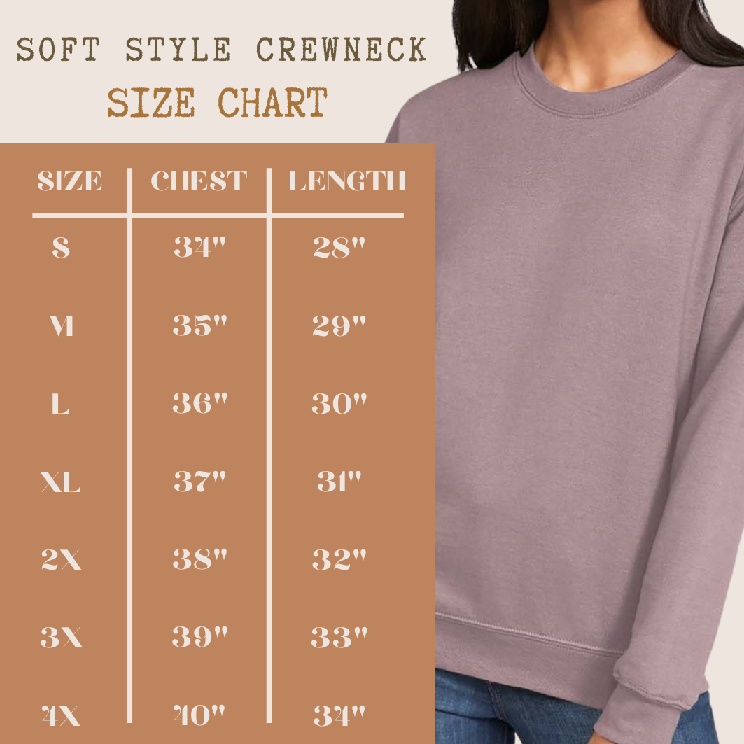 Grandma Floral Embroidered Crewneck