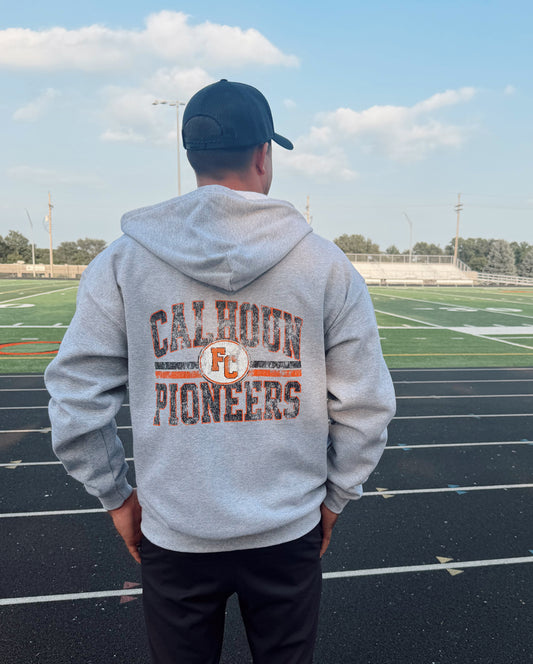 Calhoun Pioneers FC Zip-Up Hoodie Sweatshirt
