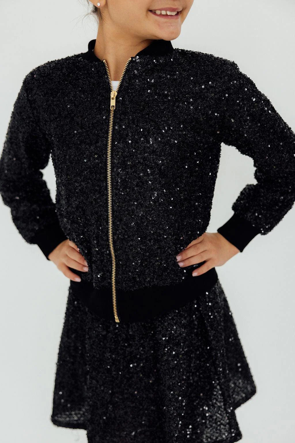Black Sequin Jacket Toddler/Youth