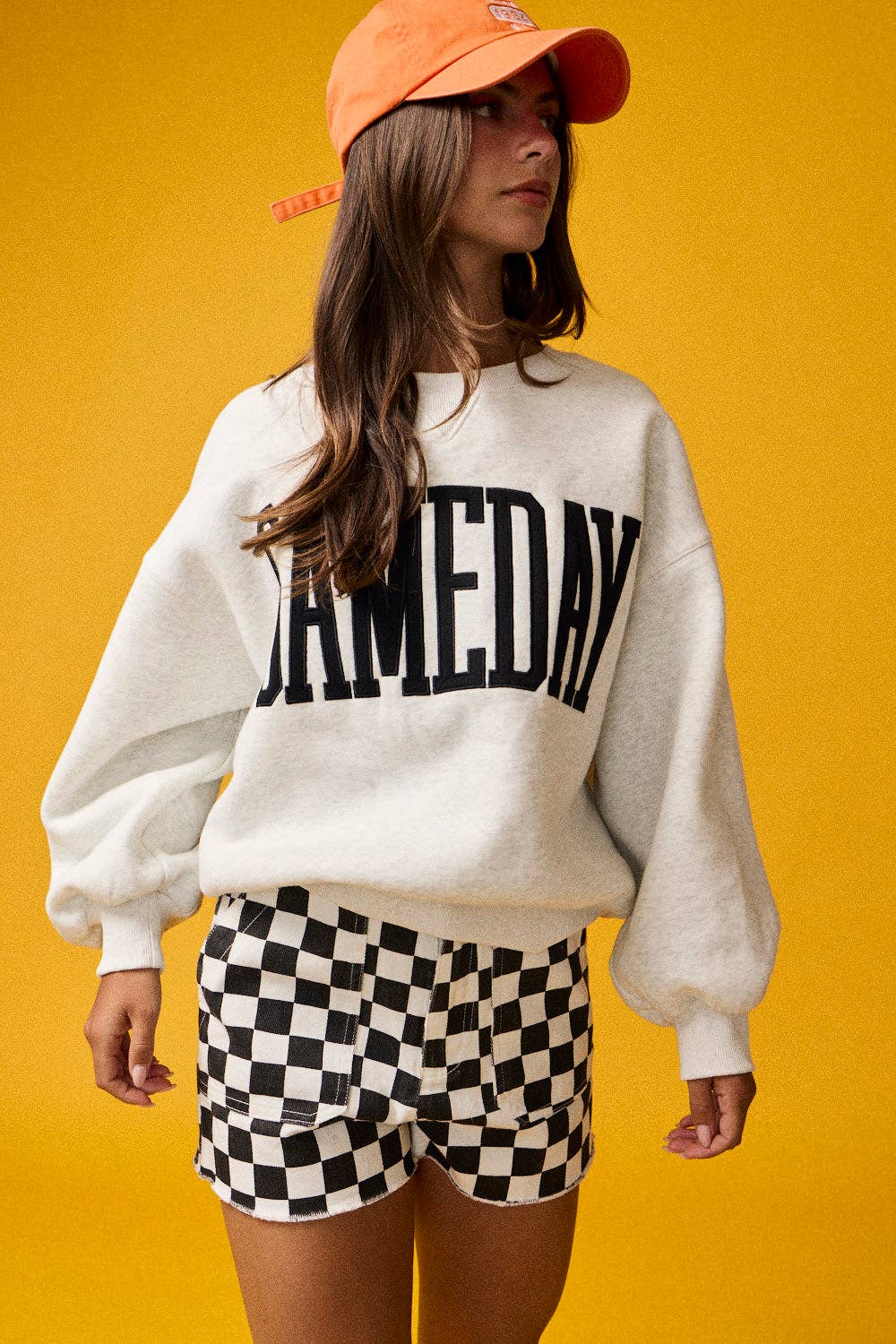Heather Game Day Applique Sweatshirt