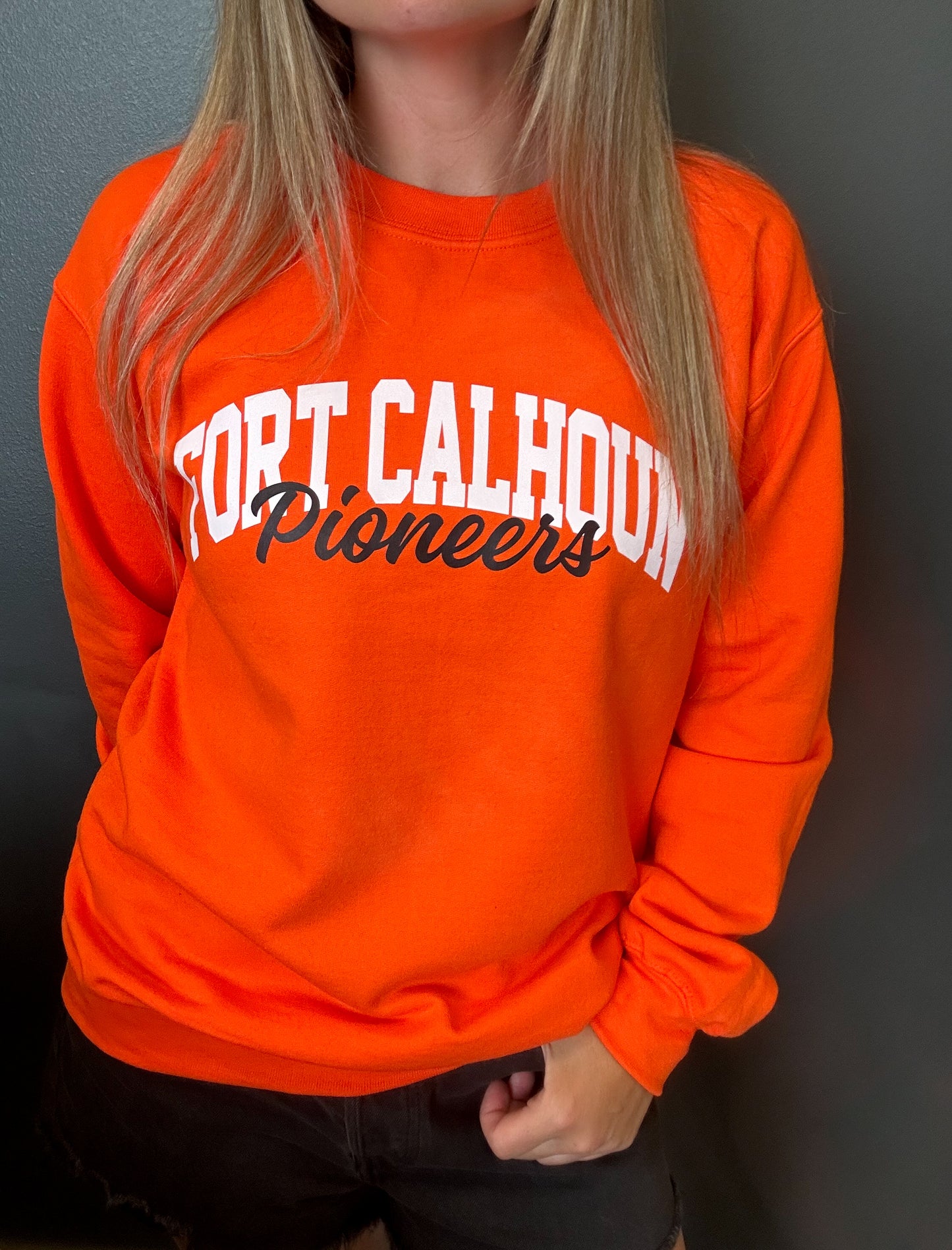 FC Pioneers Orange Crewneck Sweatshirt