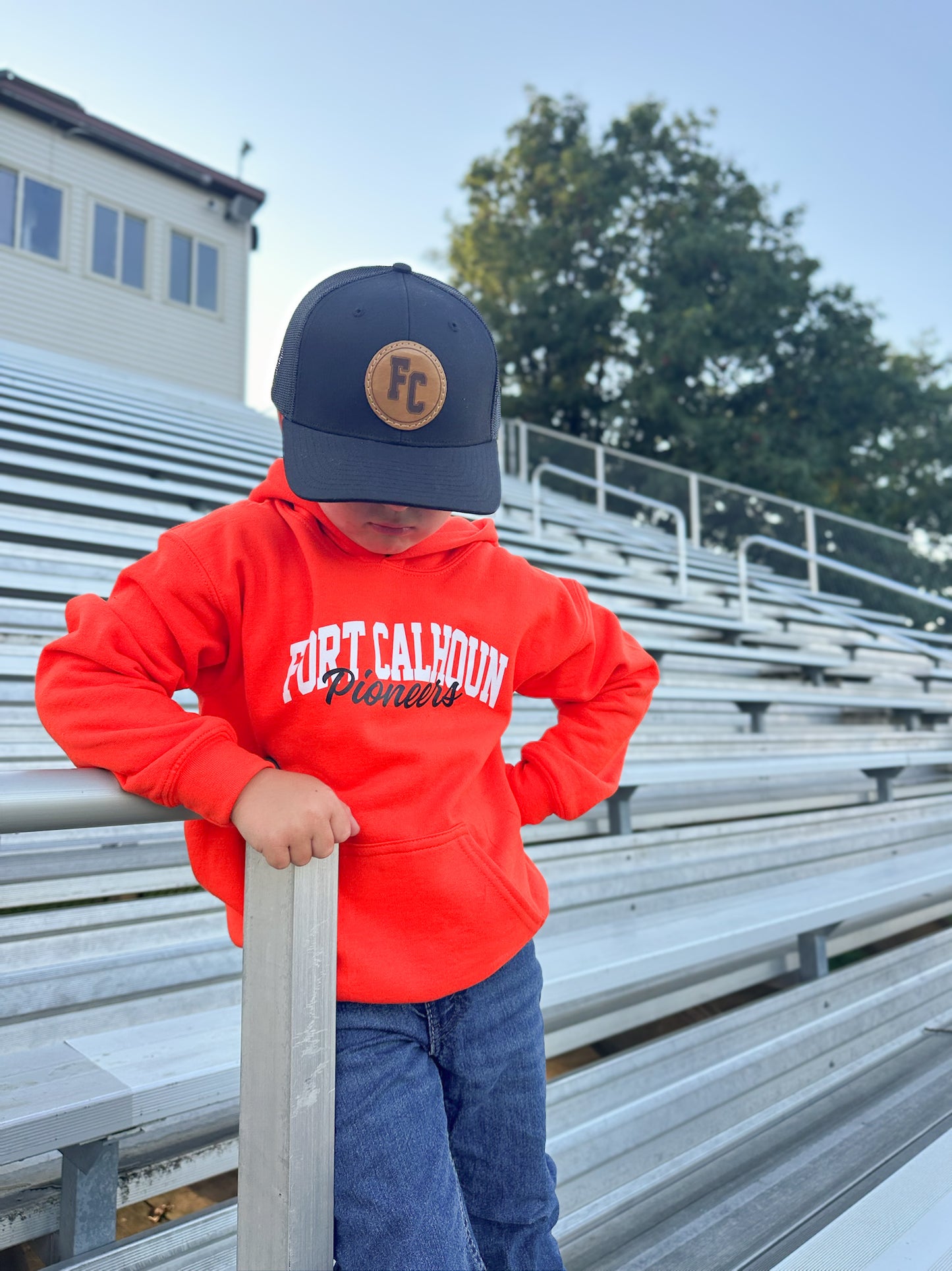 Youth FC Pioneers Orange Hoodie Sweatshirt
