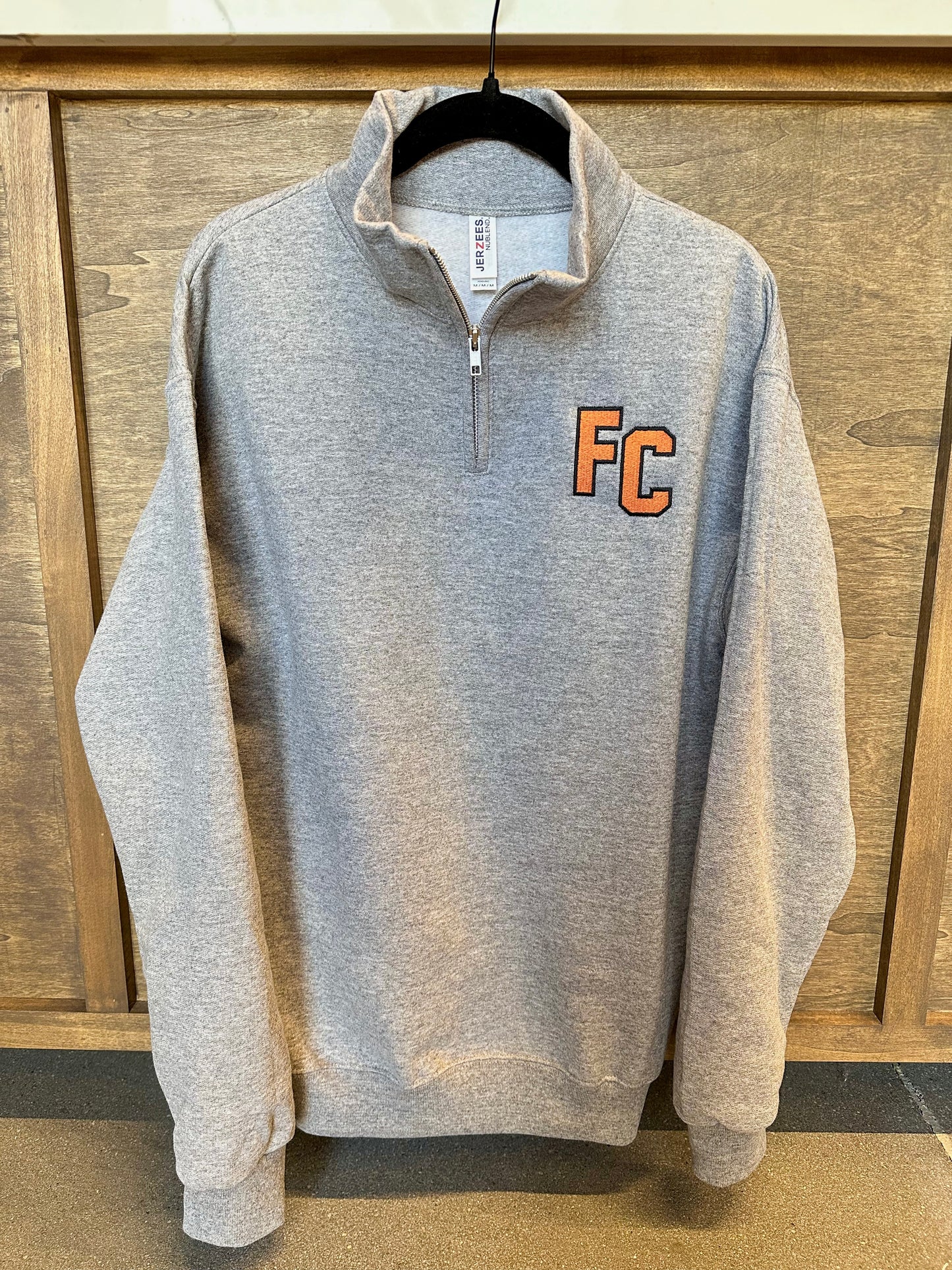 FC Embroidered Quarter-Zip Sweatshirt