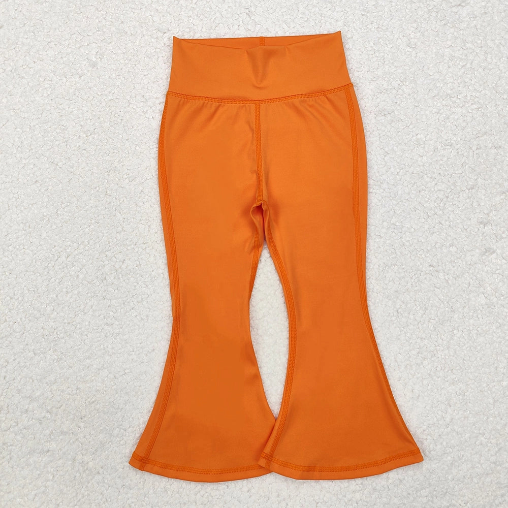 Toddler/Youth Orange Activewear Flared Legging Pants