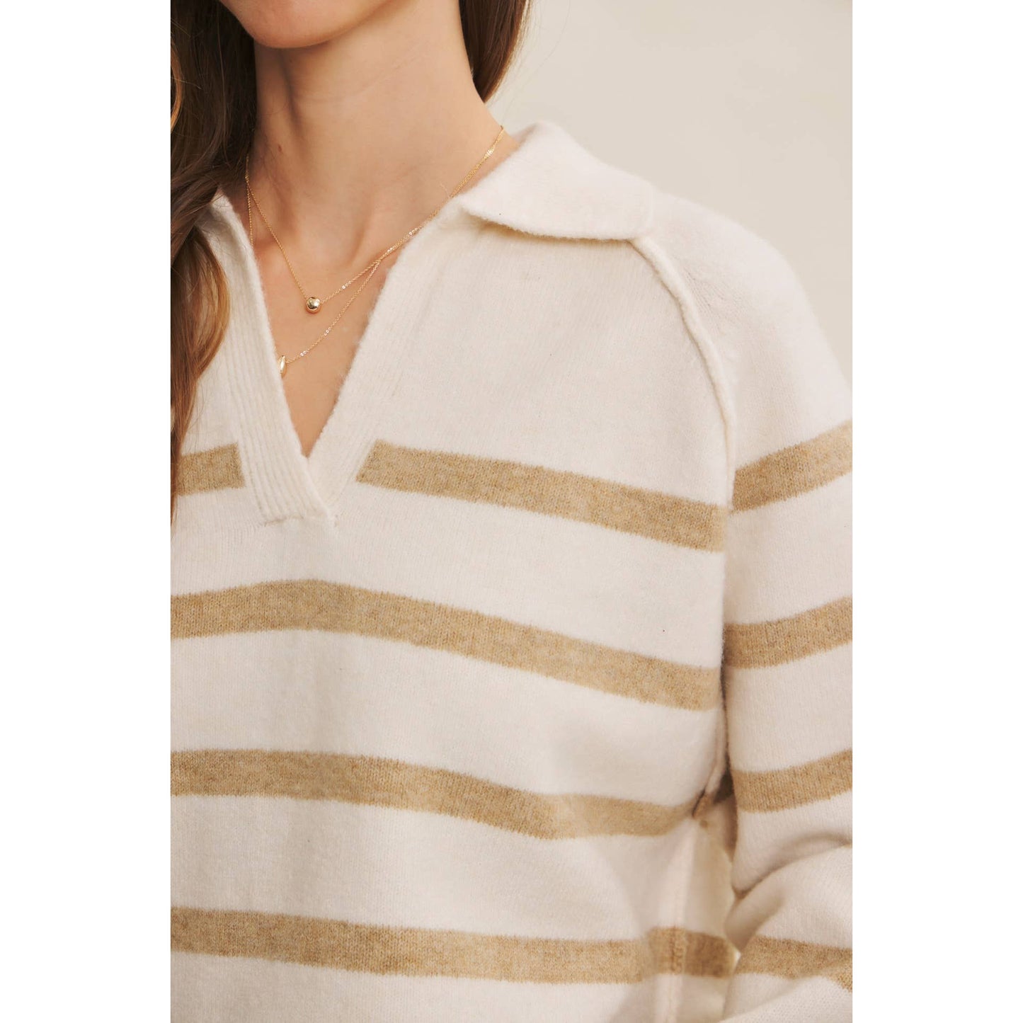 Wool Blend Stripe Sweater