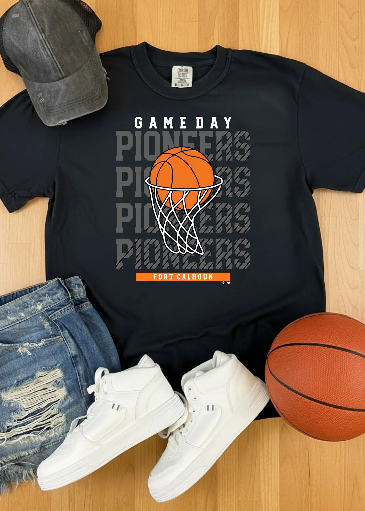 PRESALE Game Day Pioneers Basketball Black