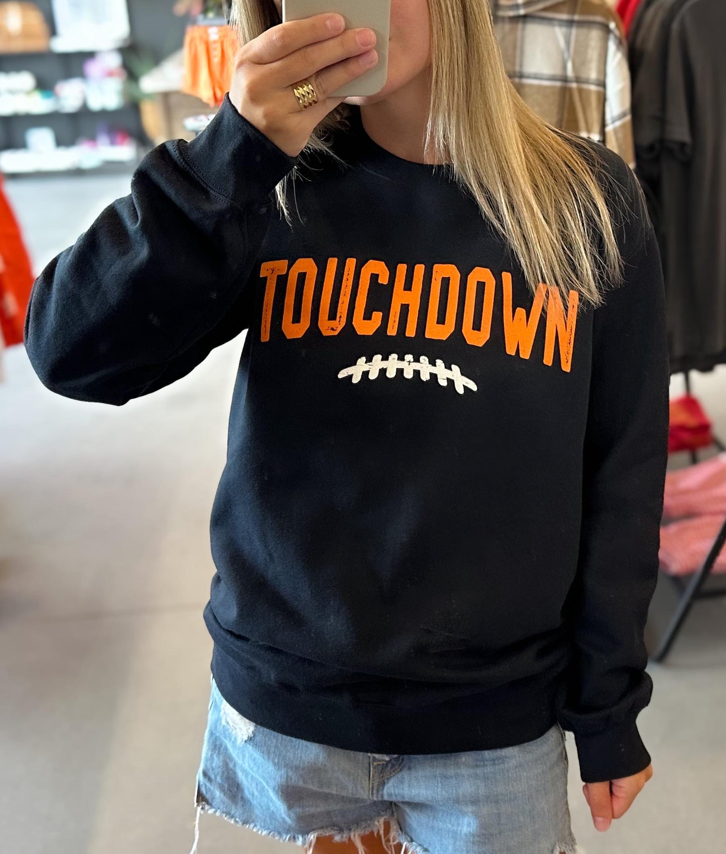 Touchdown Football Crewneck Sweatshirt