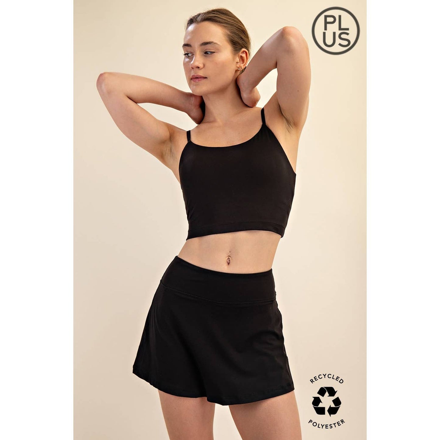 Black Butter Soft Skort PLUS