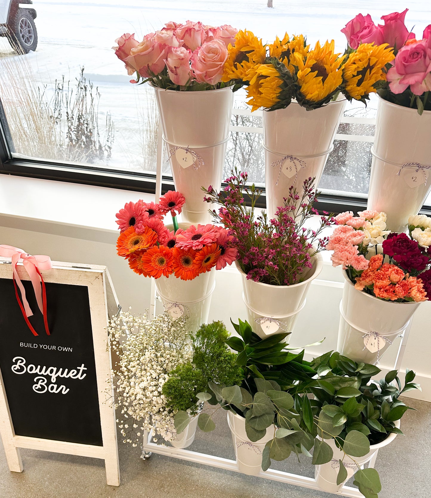 Flower Display Stand Cart RENTAL