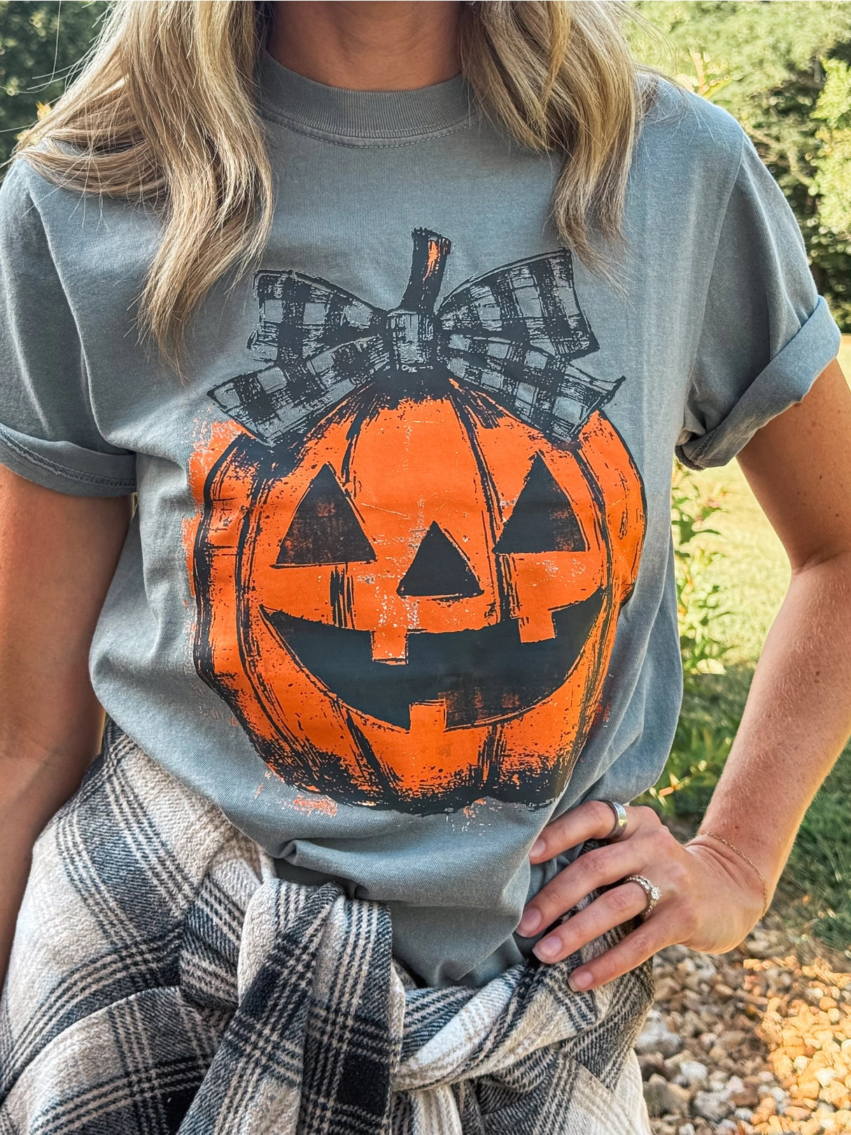 Jackolantern Bow T-Shirt