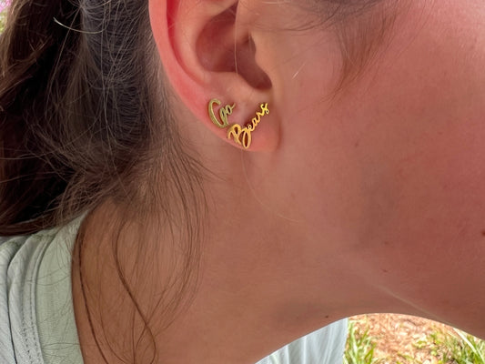 Bear Stud Earrings