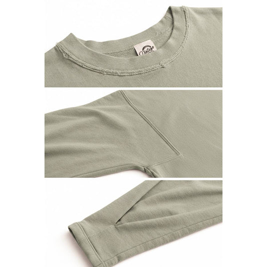 Cream Cropped Sweatshirt