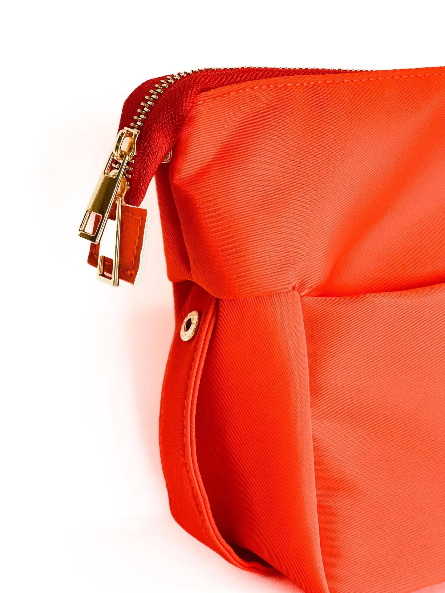 Bright Orange Makeup Travel Bag