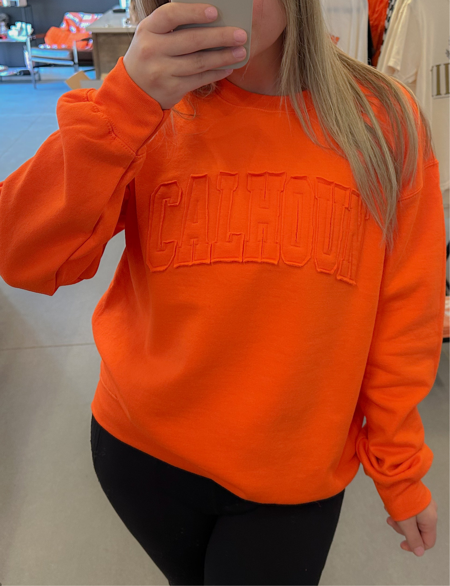 Calhoun Raggy Embroidered Sweatshirt