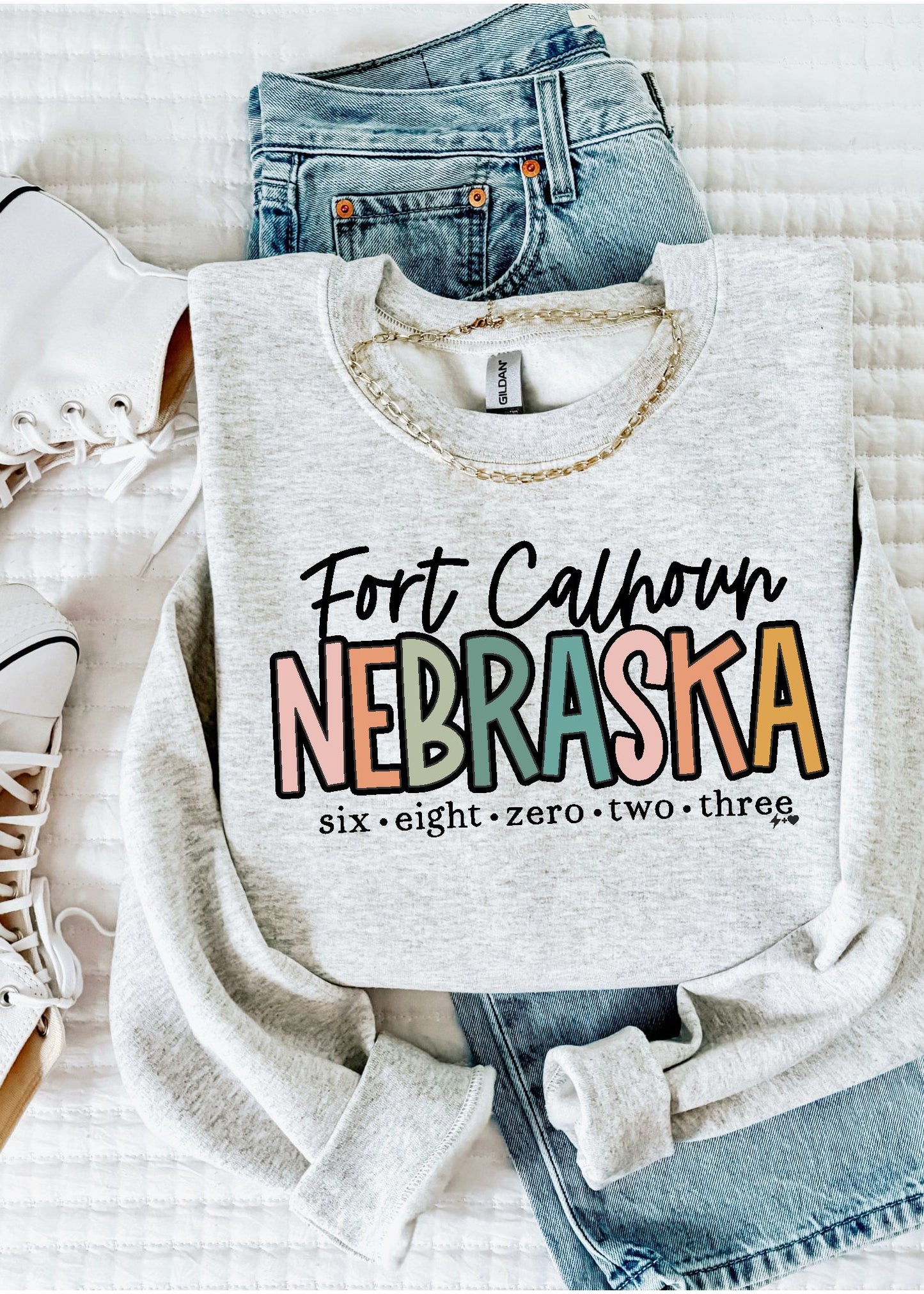 Fort Calhoun Nebraska 68023 Sweatshirt