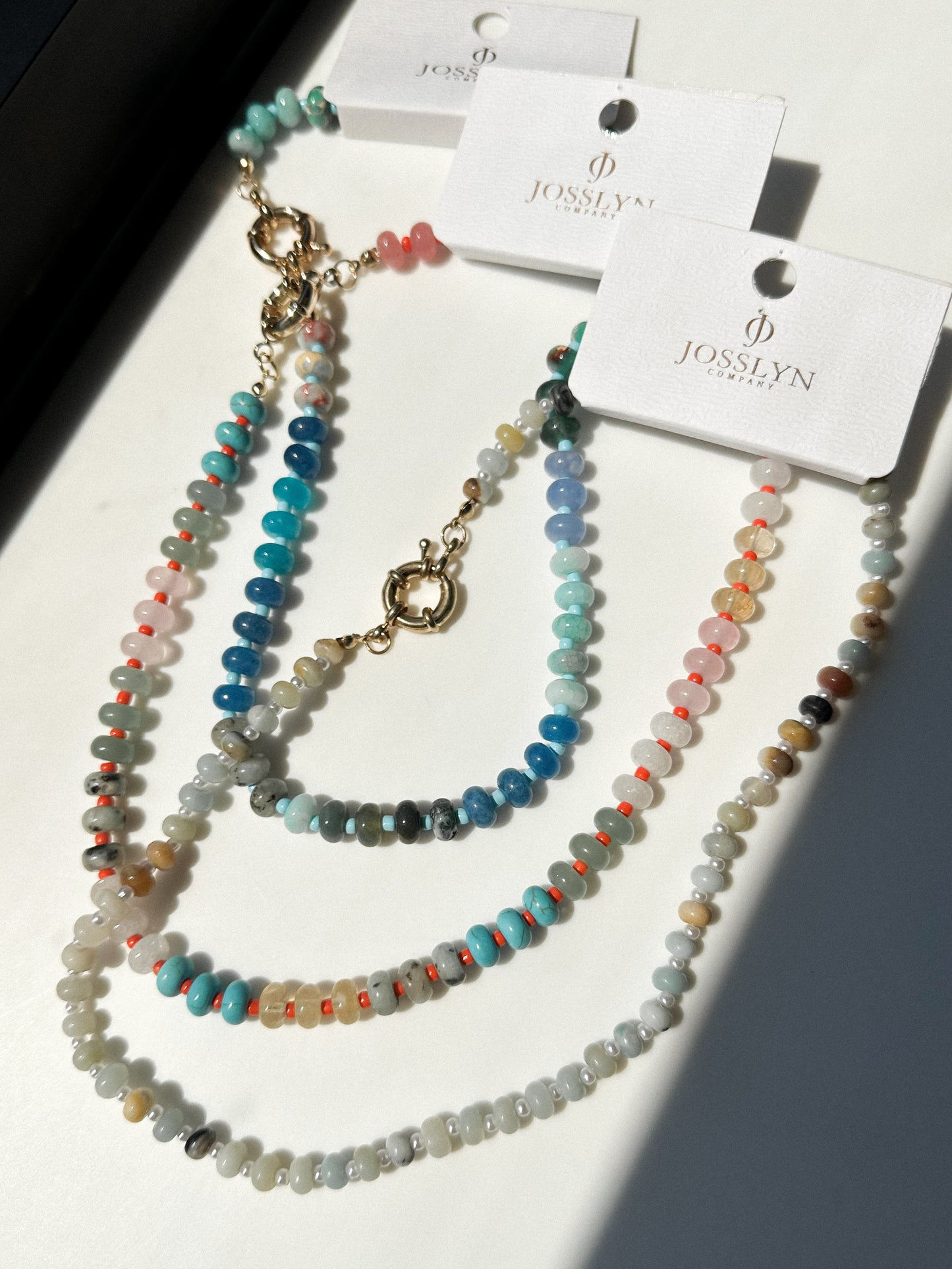 Natural Stone Beaded Necklaces