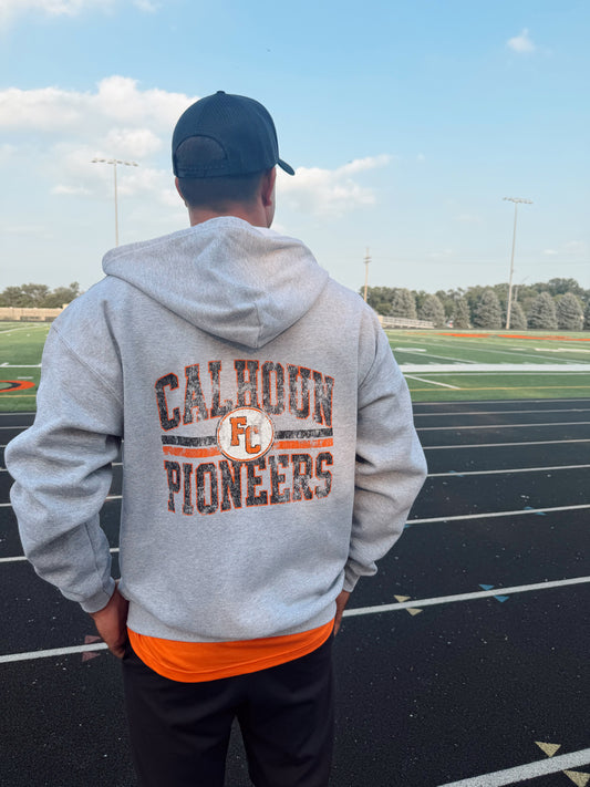 Calhoun Pioneers FC Zip-Up Hoodie Sweatshirt