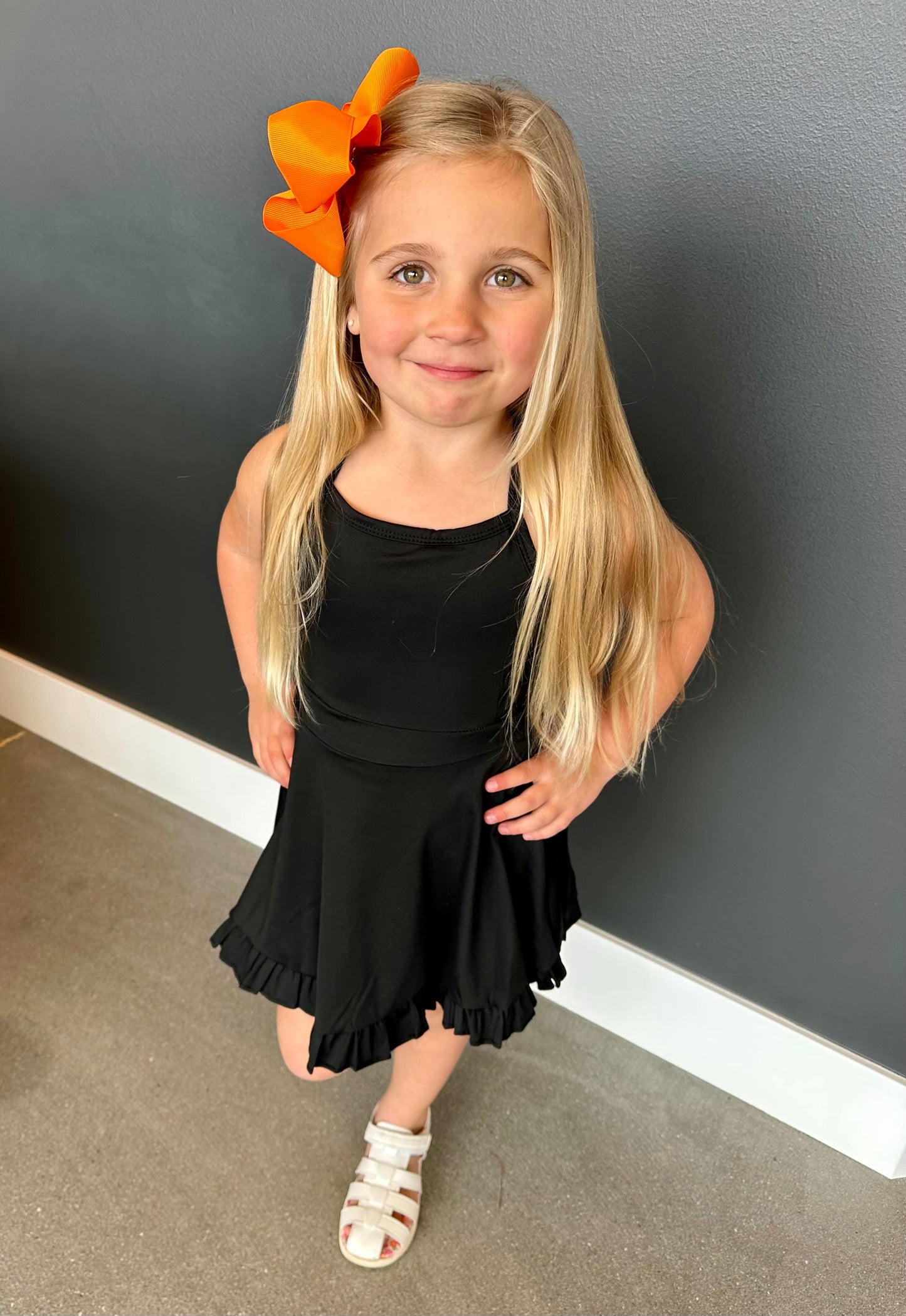 Toddler/Youth Black Activewear Dress