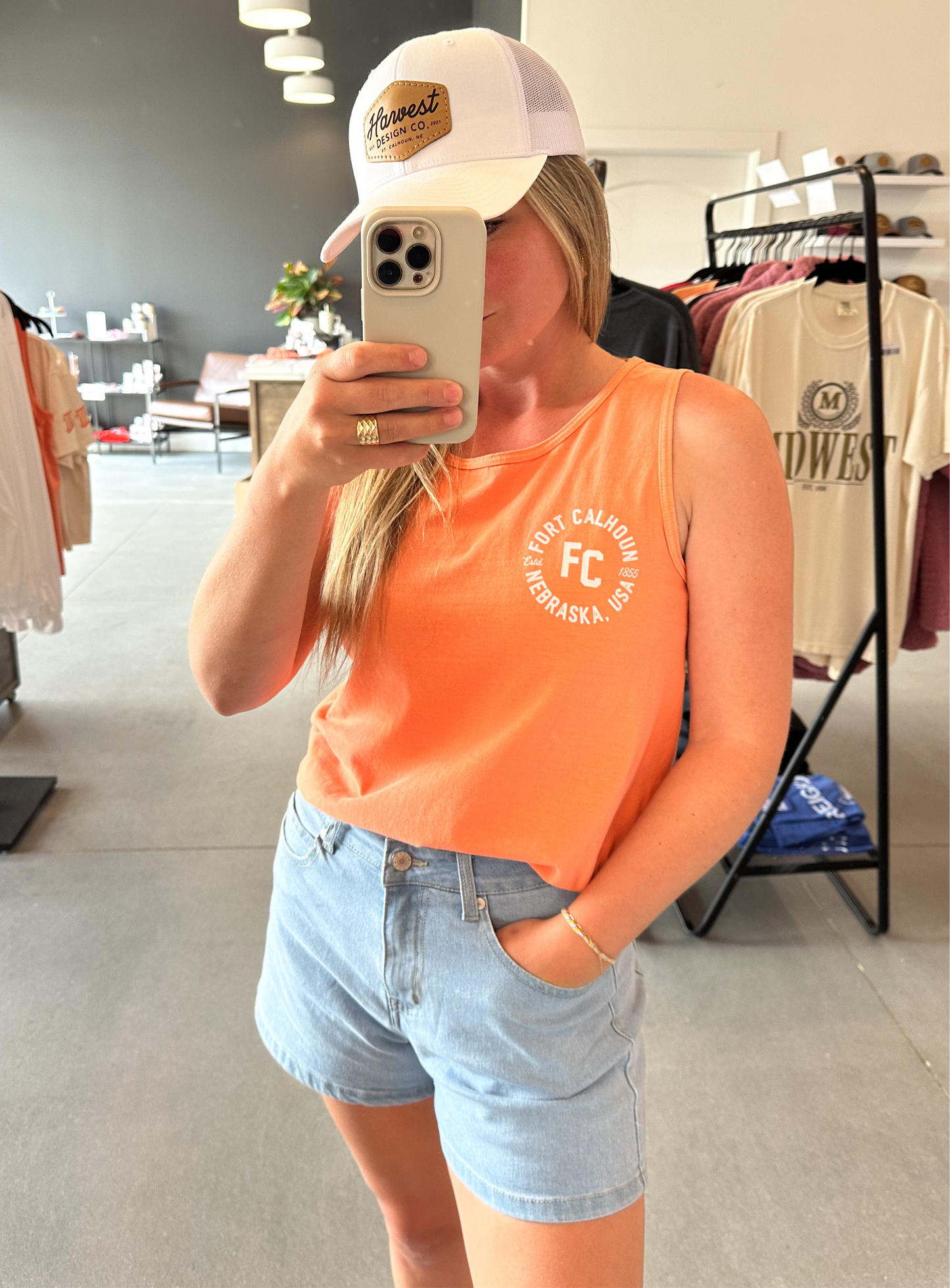 Fort Calhoun, NE USA Unisex Tank Top