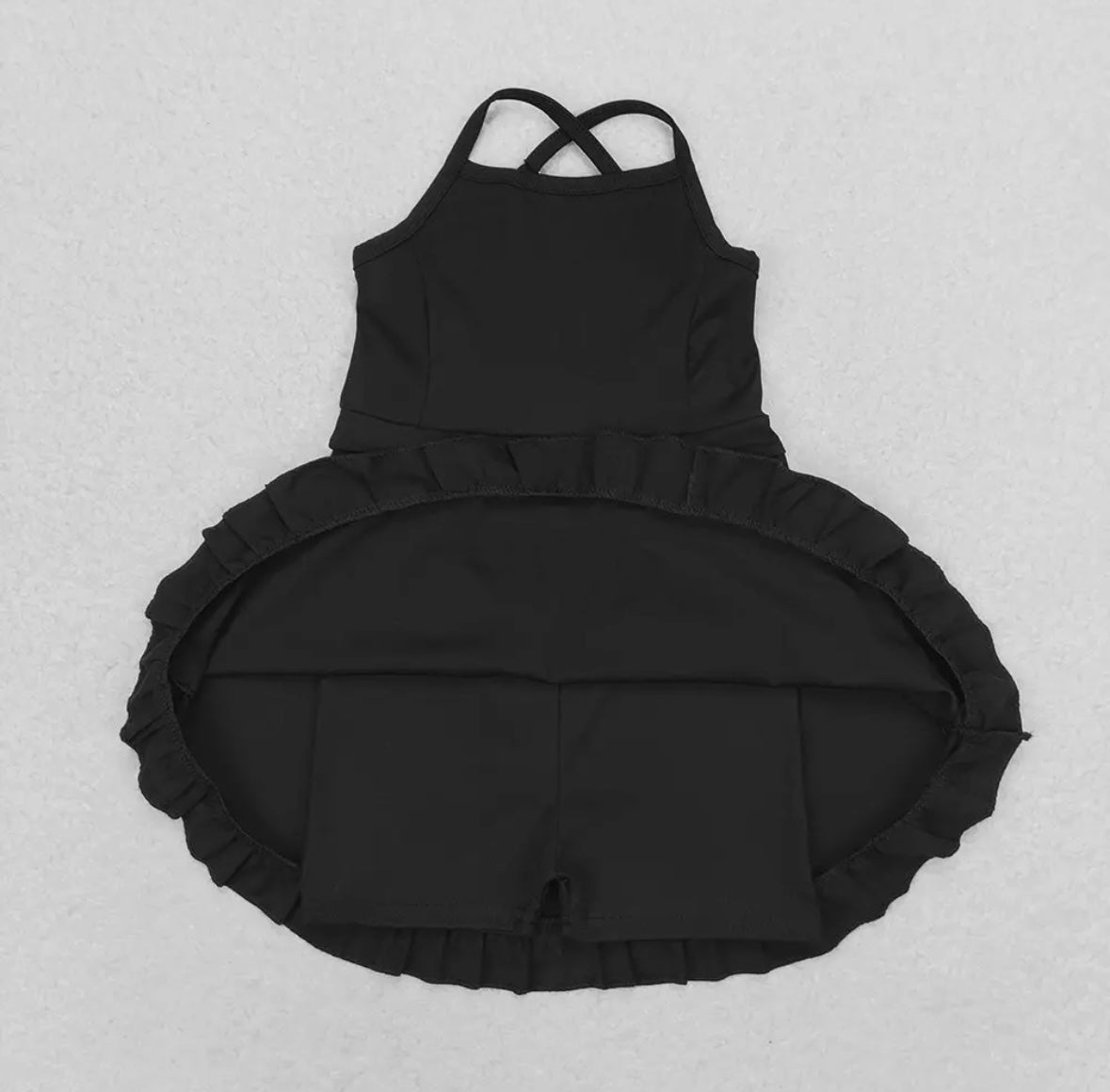 Toddler/Youth Black Activewear Dress