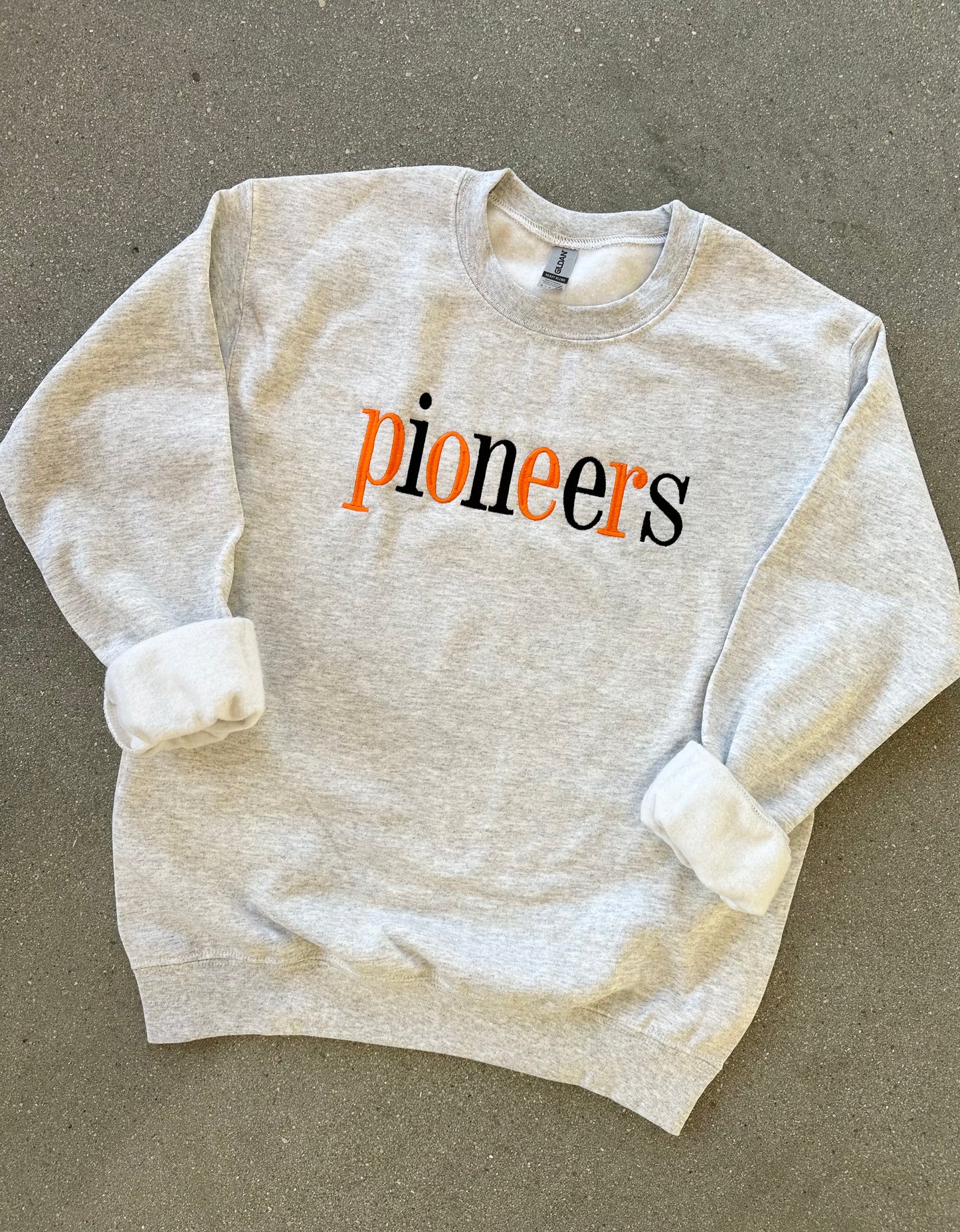 Youth Pioneers Embroidered Crewneck Sweatshirt