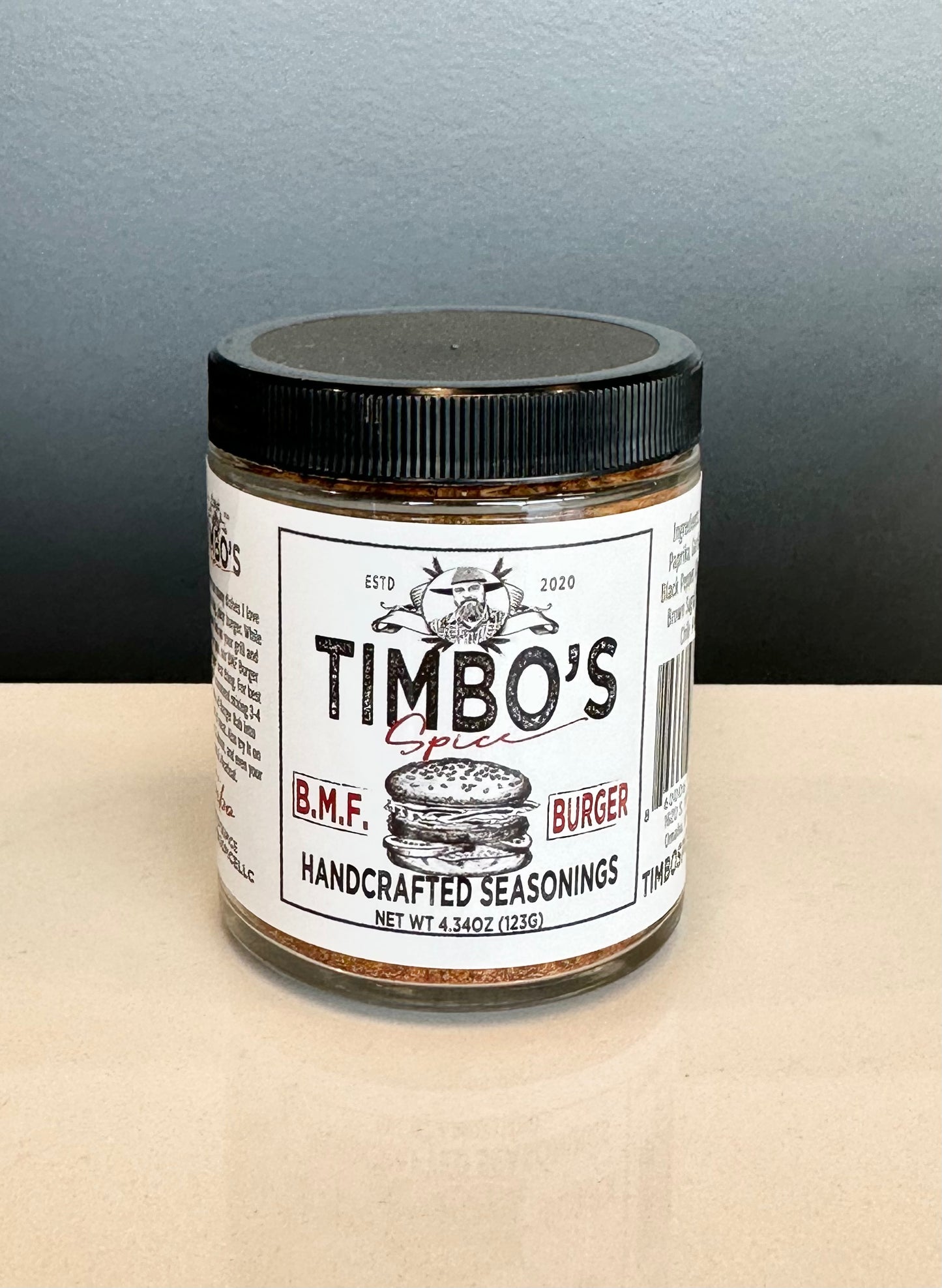 Timbo's Spice B.M.F. Burger Seasoning