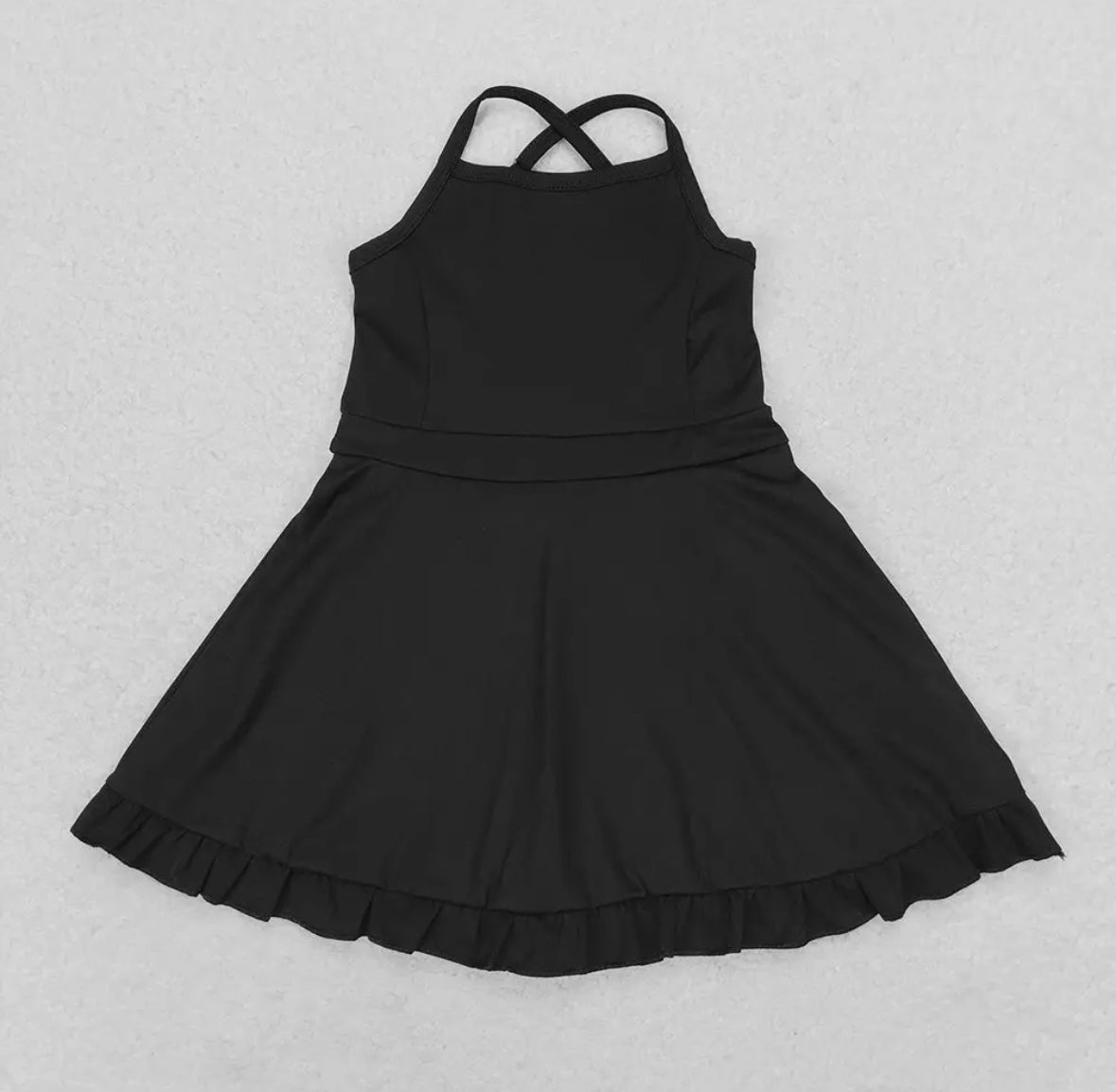 Toddler/Youth Black Activewear Dress
