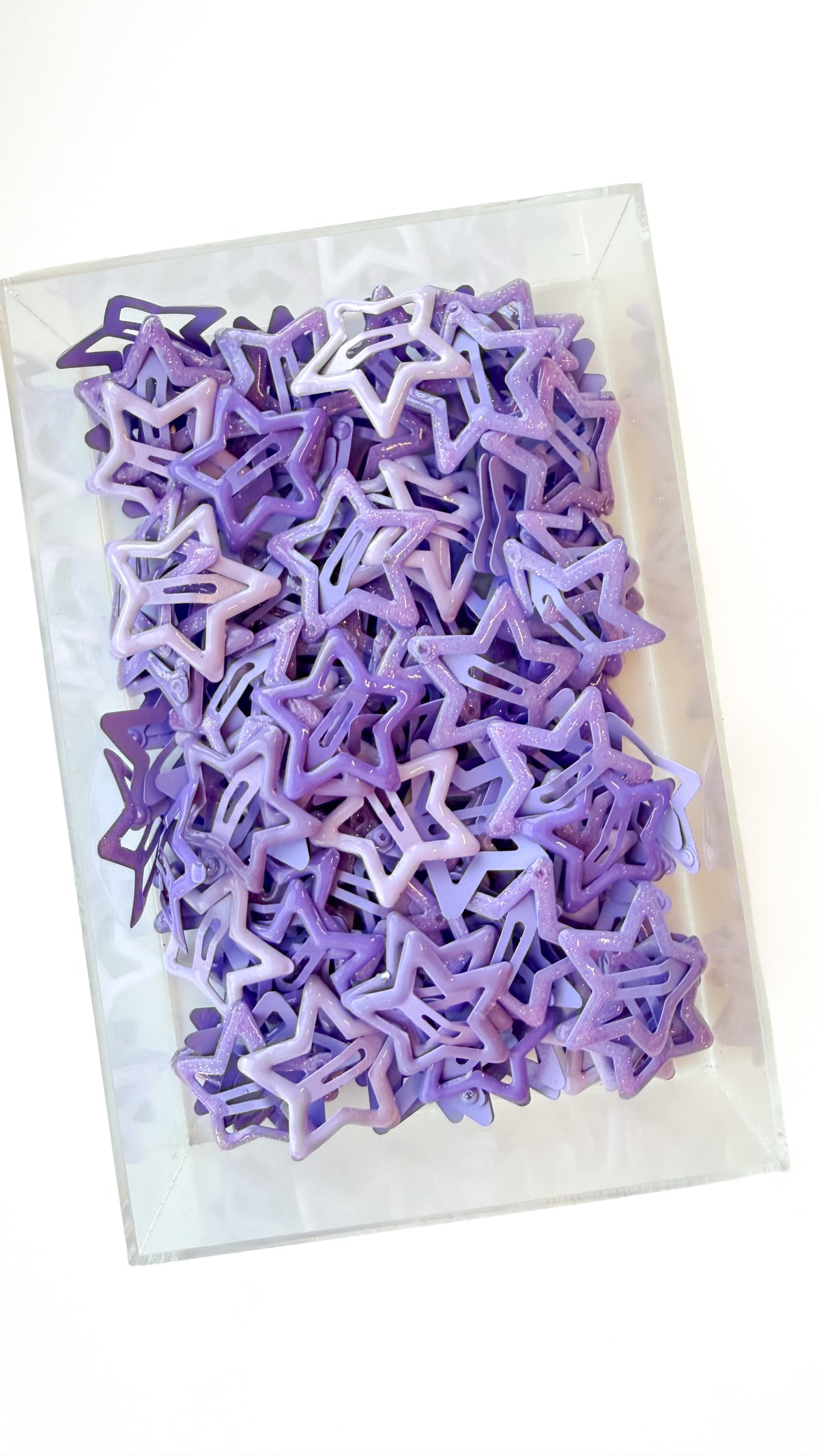 Purple Star Hair Clip Barrettes