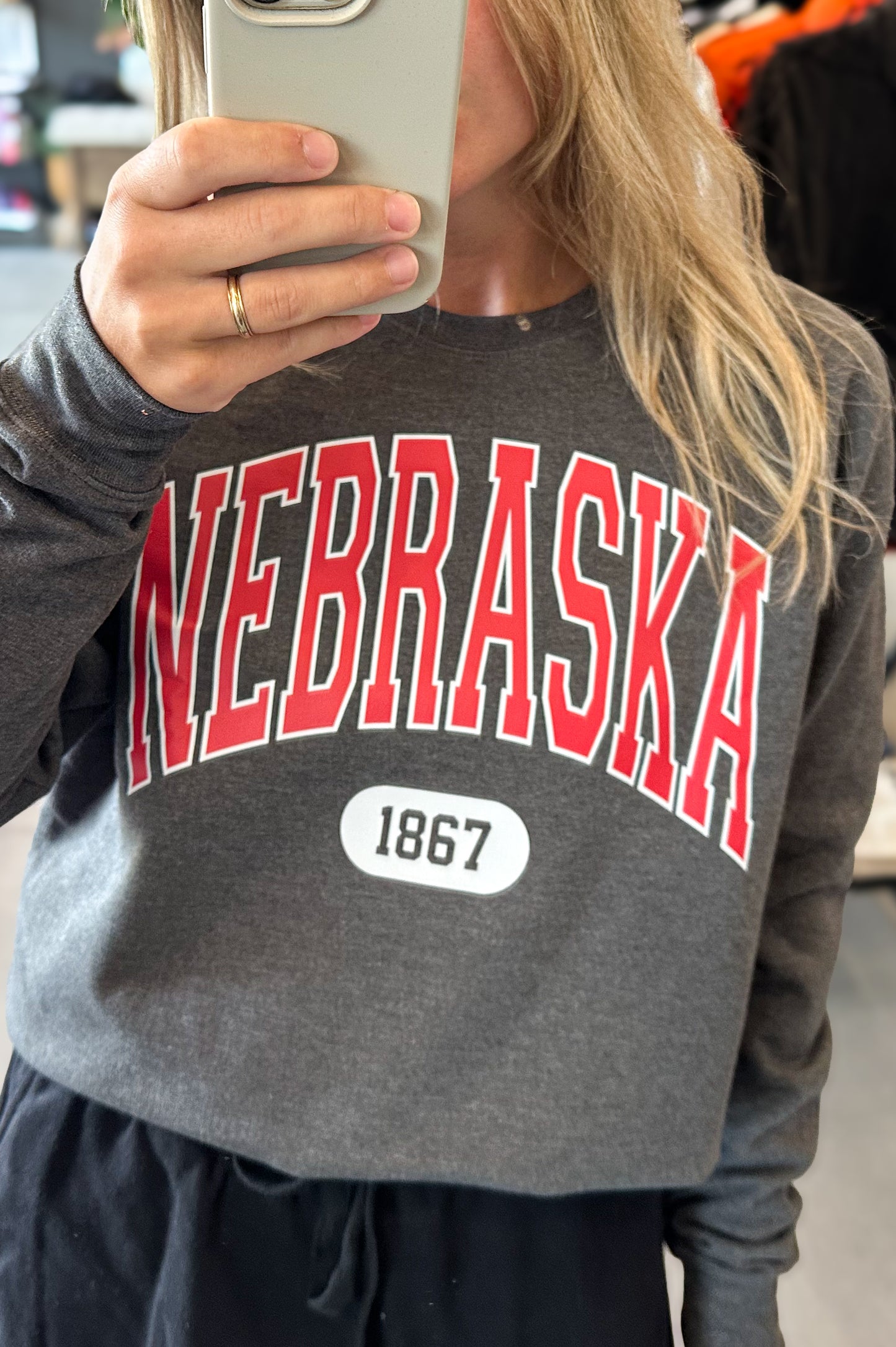 Nebraska 1867 Varsity Crewneck Sweatshirt