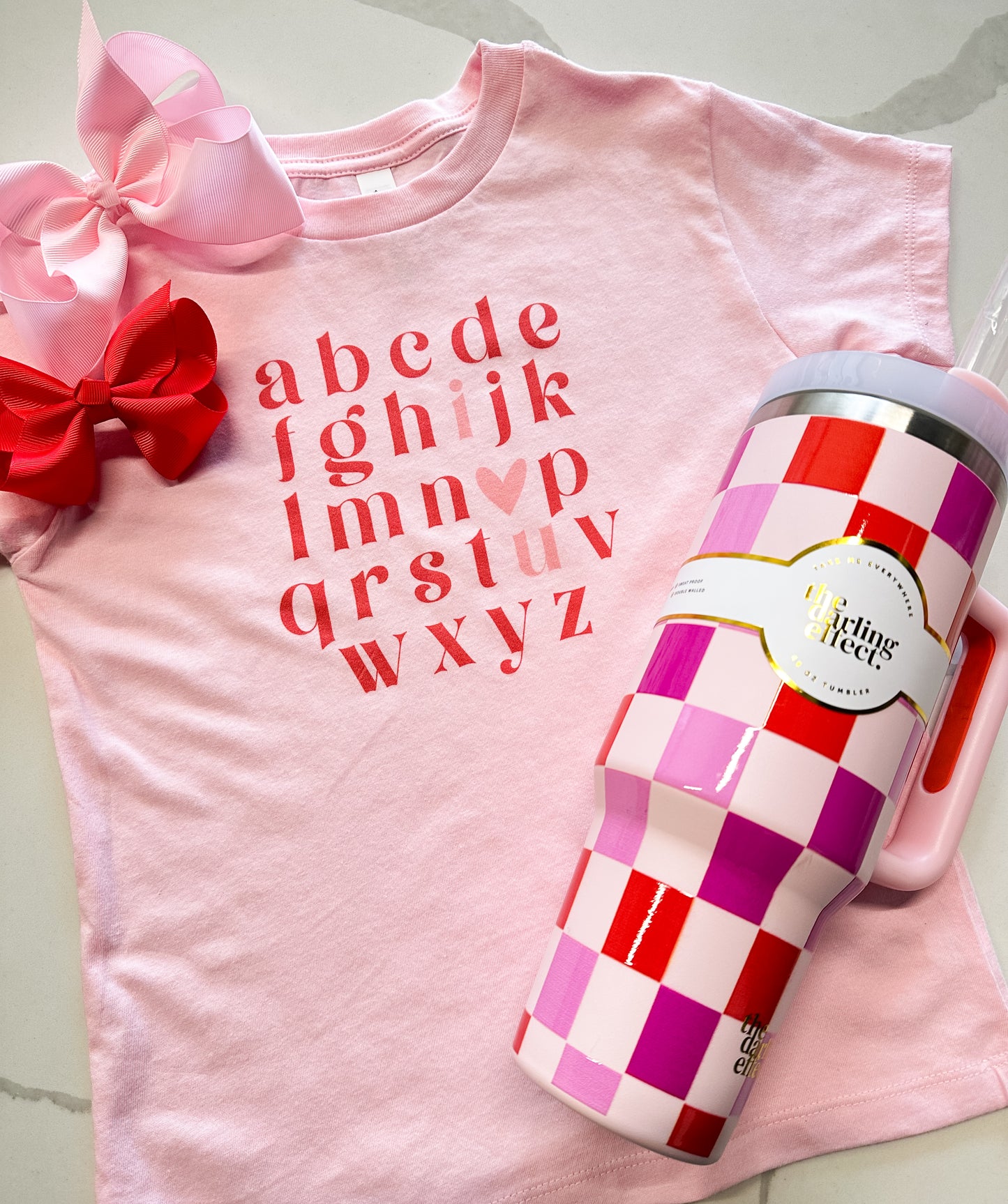 I Heart U Alphabet Toddler/Kids T-Shirt