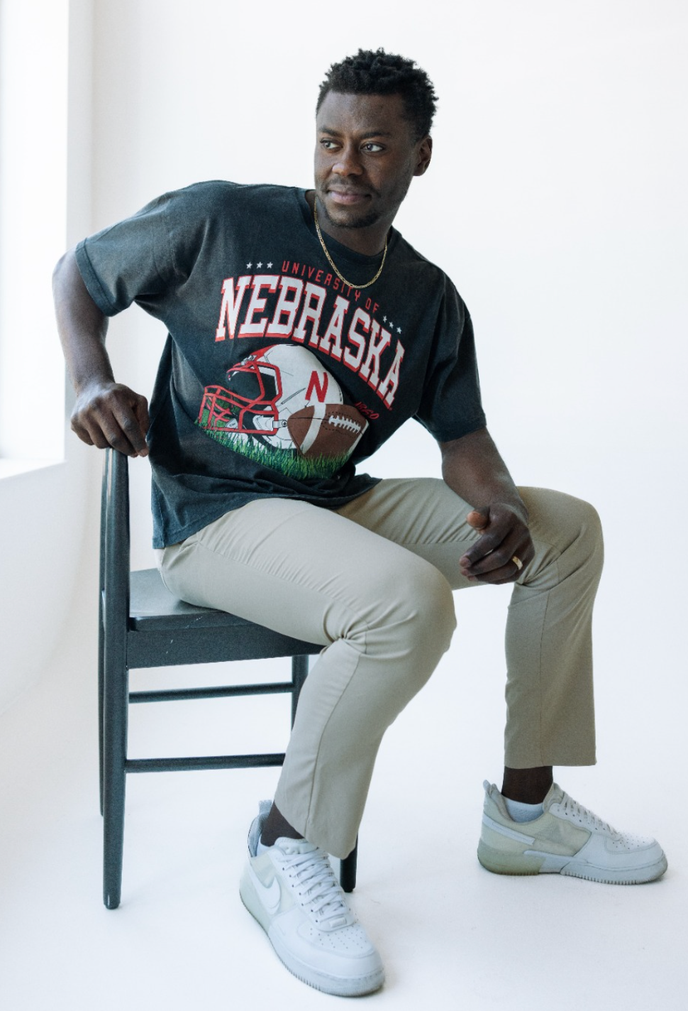 Nebraska Football/Helmet T-Shirt