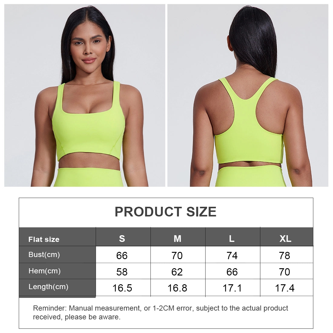 Orange Mid Support Sports Bra
