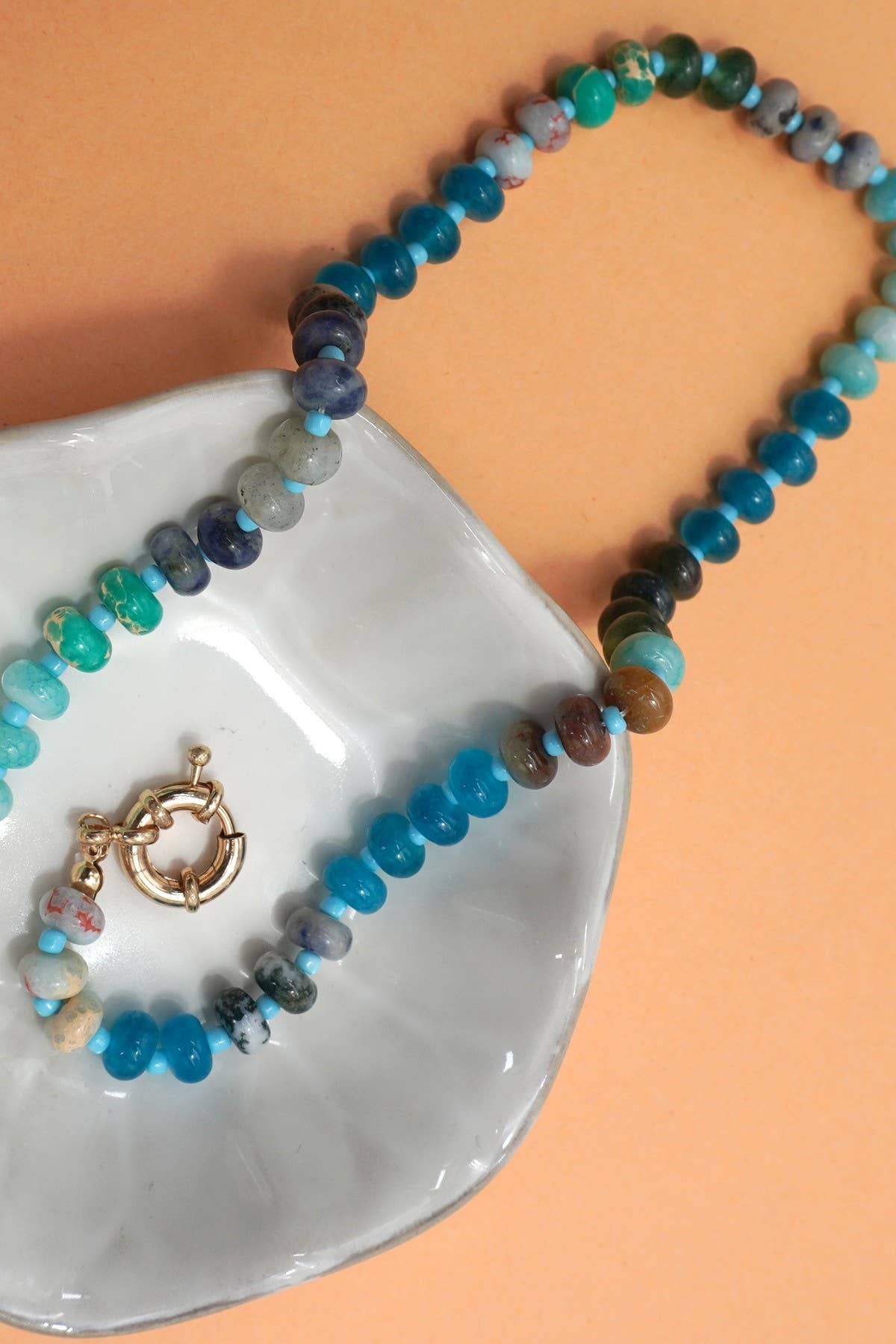 Natural Stone Beaded Necklaces