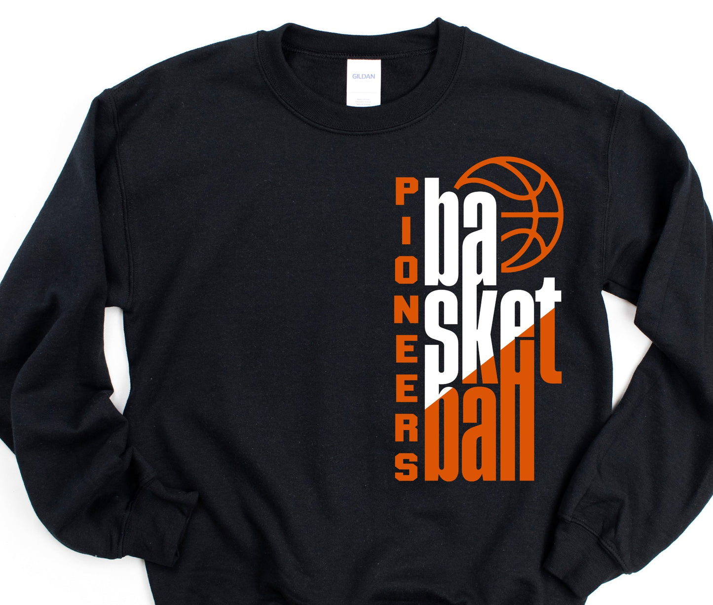 Pioneers Basketball Offset Long Sleeve T-Shirt