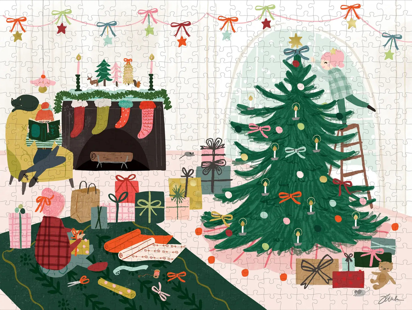 Deck the Halls Puzzle 500 pc