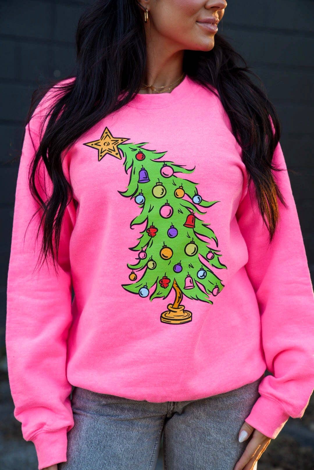 Who Christmas Tree Sweatshirt