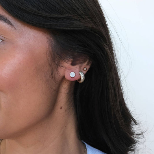 Volleyball Stud Earrings