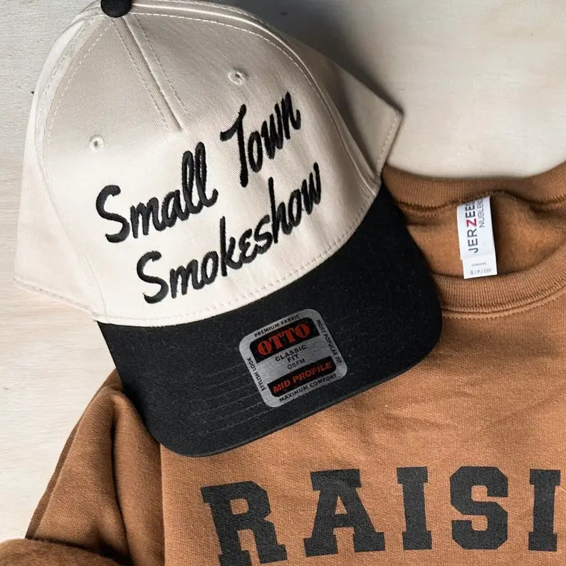 PRESALE Small Town Smokeshow Embroidered Trucker Hat