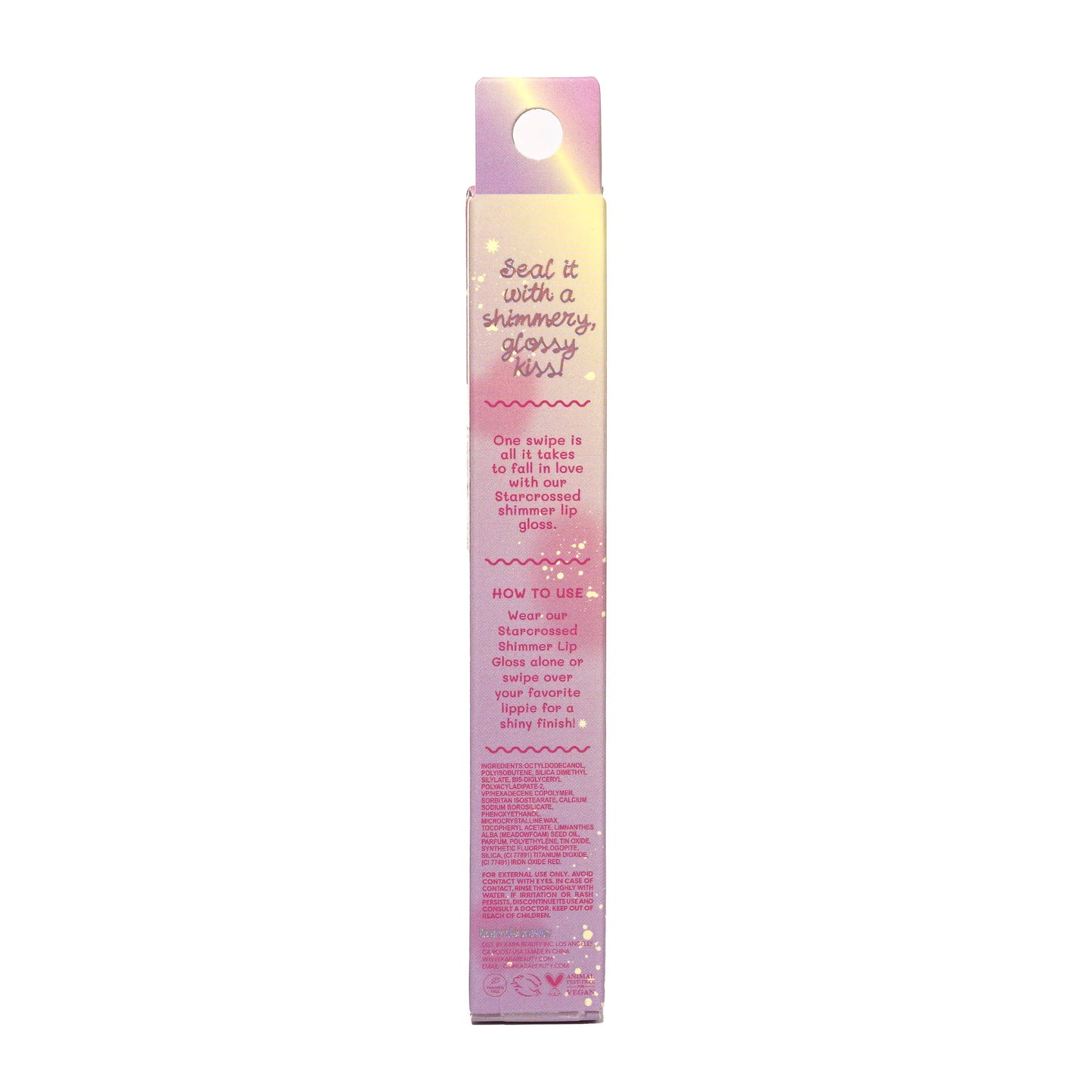 Starcrossed Shimmer Glitter Lip Gloss