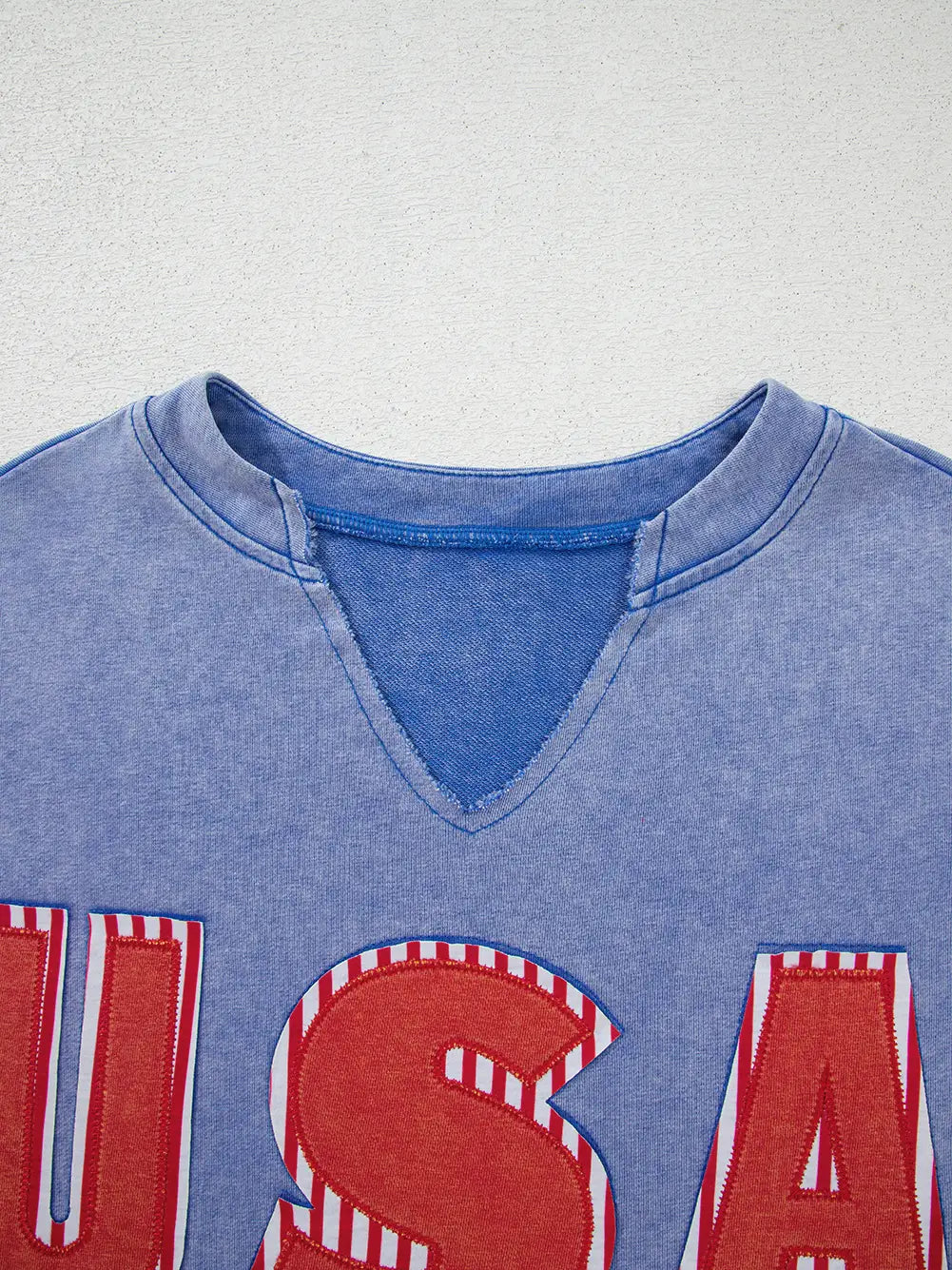 USA Patch Mineral Wash Short Sleeve Shirt