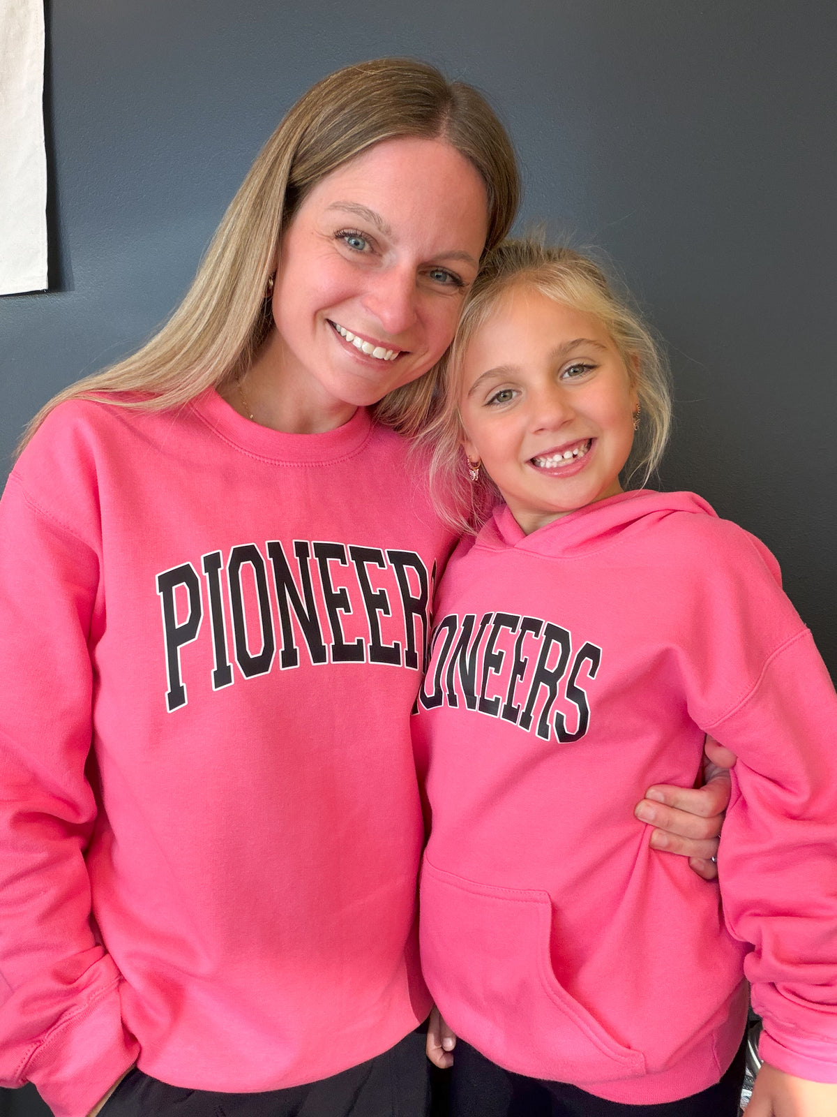 Youth Pink Pioneers Hoodie Sweatshirt