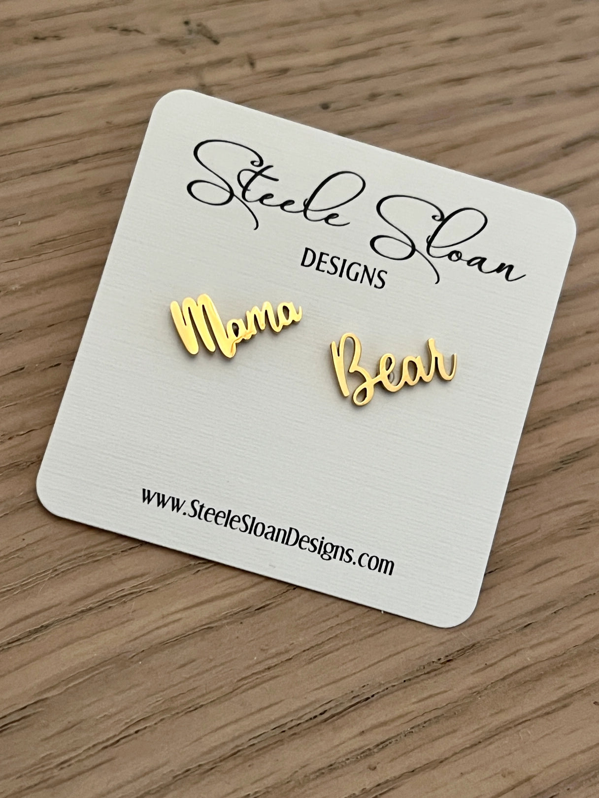 Bear Stud Earrings