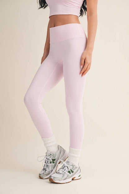 Chocolate Brown Performance High-Rise Leggings
