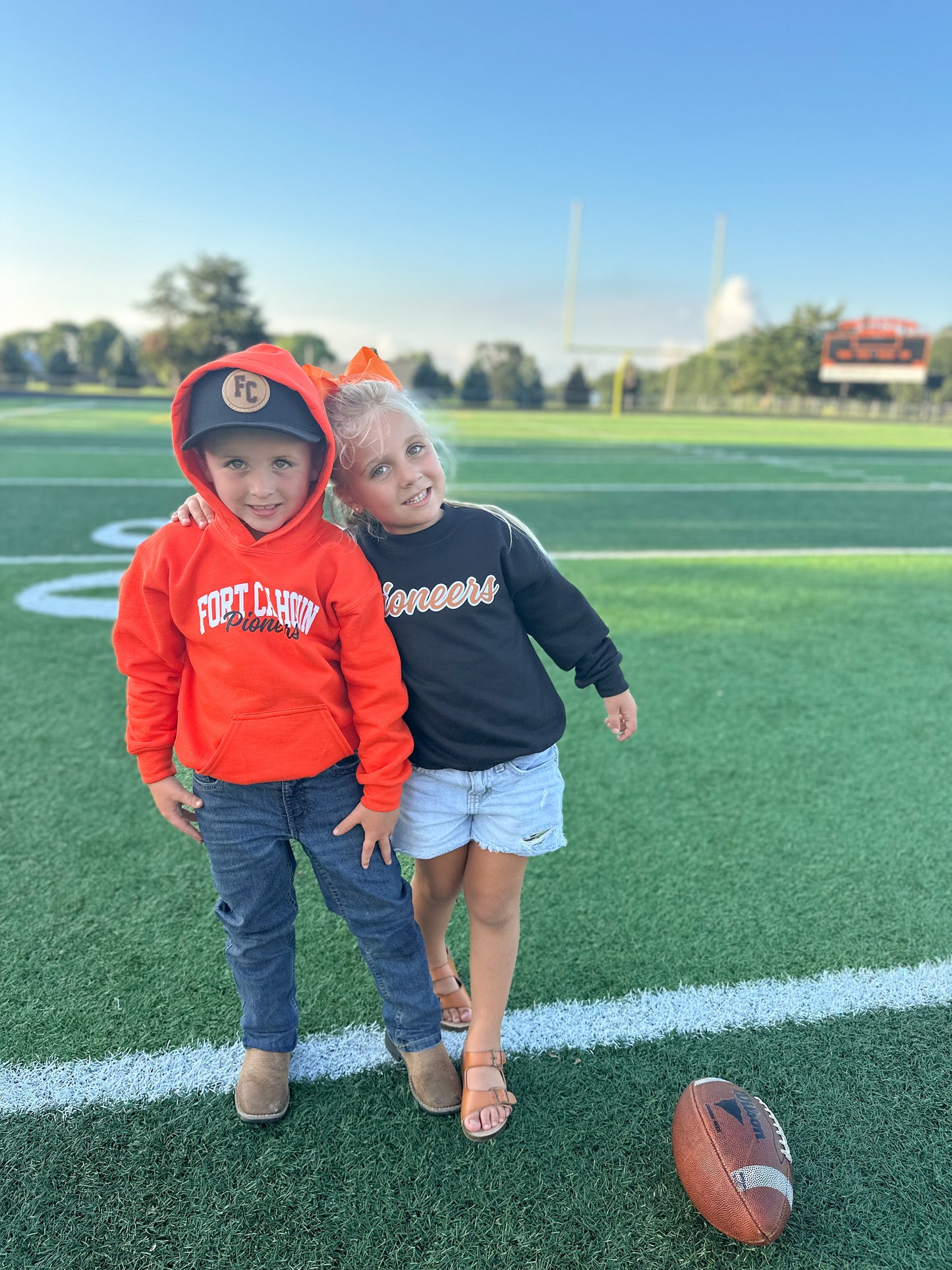 Youth FC Pioneers Orange Hoodie Sweatshirt