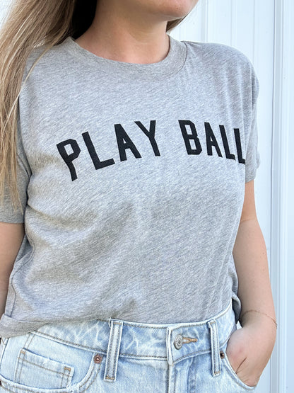 Play Ball Cropped T-Shirt